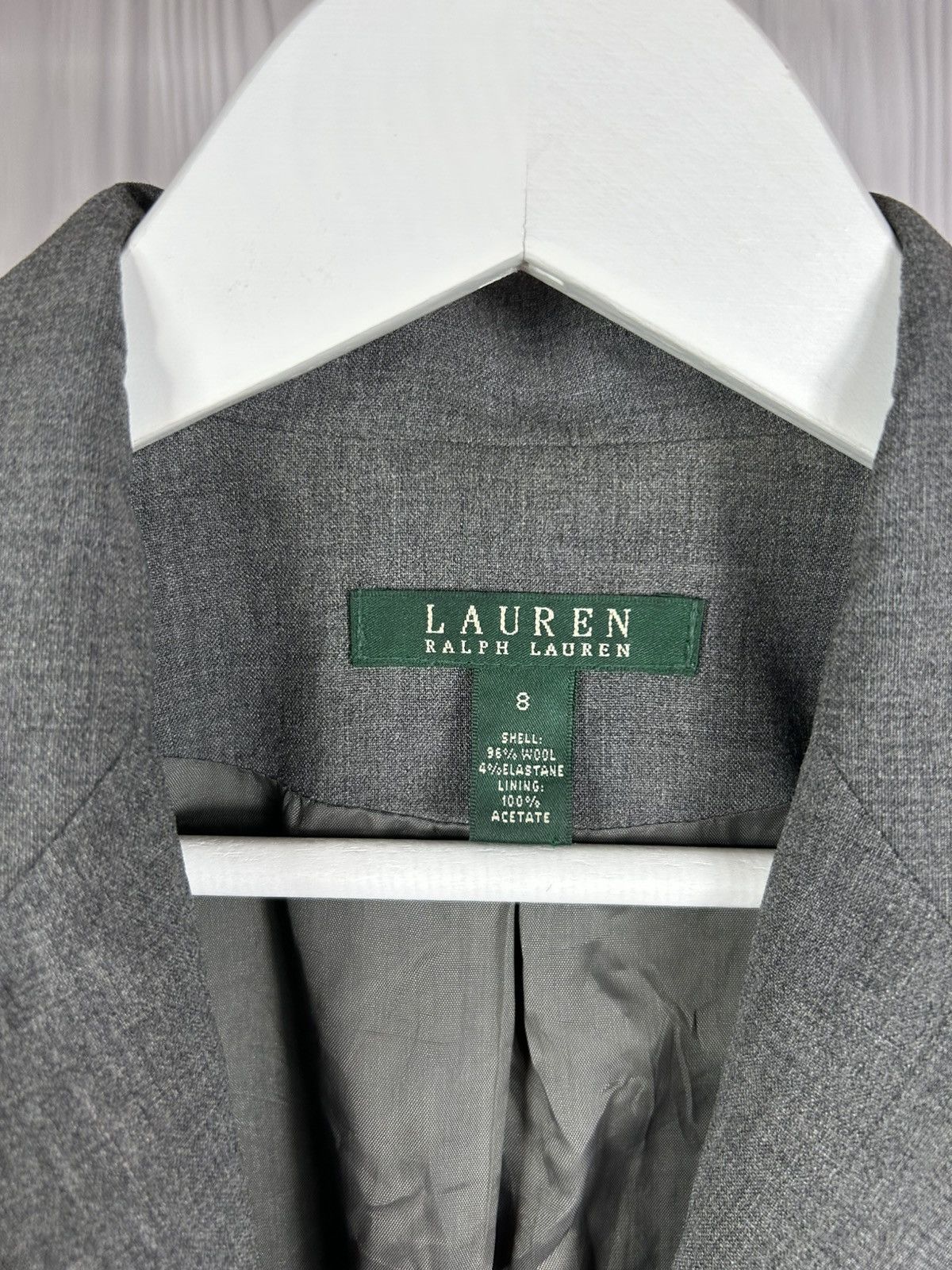 Lauren Ralph Lauren Lauren Ralph Lauren Wool BlazerJacket Horse Button Size 8 Size M / US 6-8 / IT 42-44 - 15 Thumbnail
