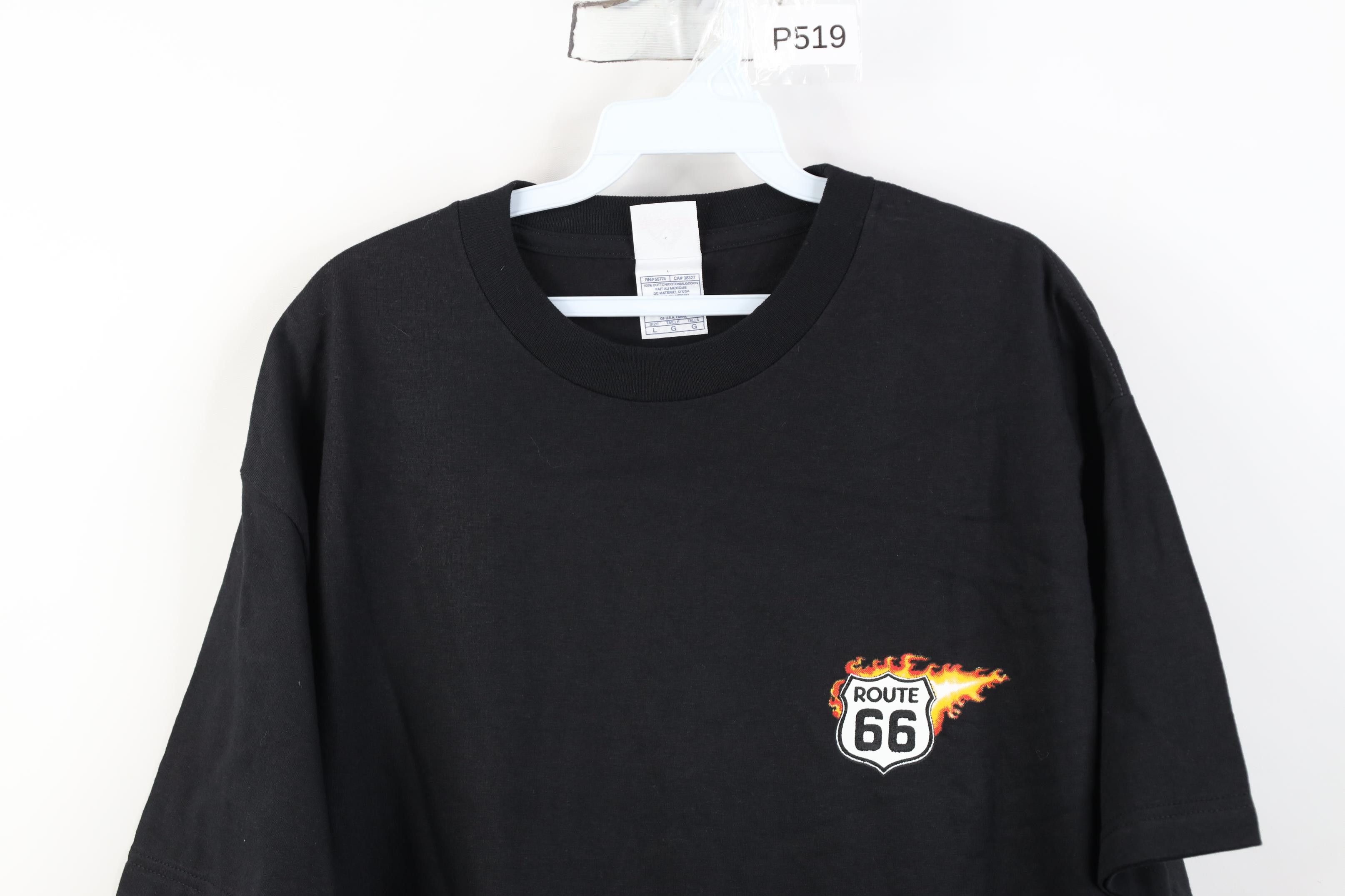 Vintage Vintage Y2K Streetwear Streets Fire Flames Racing T-Shirt Size US L / EU 52-54 / 3 - 2 Thumbnail