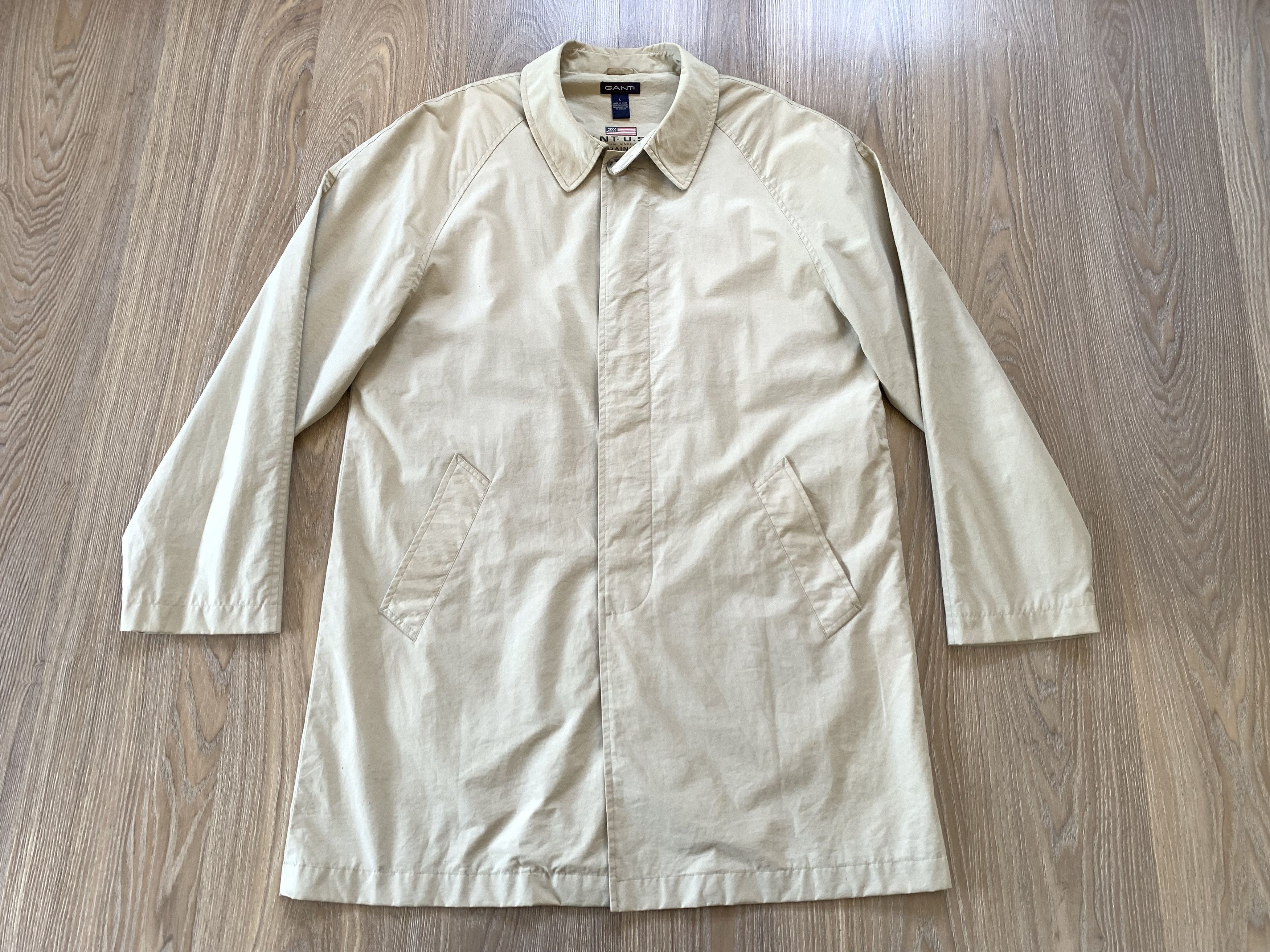 Gant Mens Vintage Gant USA The Raincoat Trench Overcoat Size US L / EU 52-54 / 3 - 2 Thumbnail