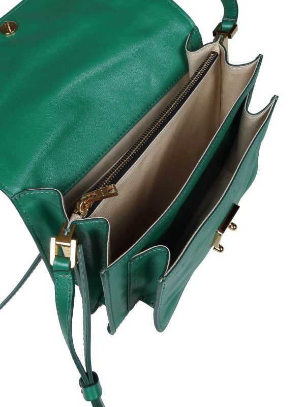 Marni o1w1db10125 Size:OS/Trunk Soft Shoulder Bag in Green Size ONE SIZE - 4 Thumbnail