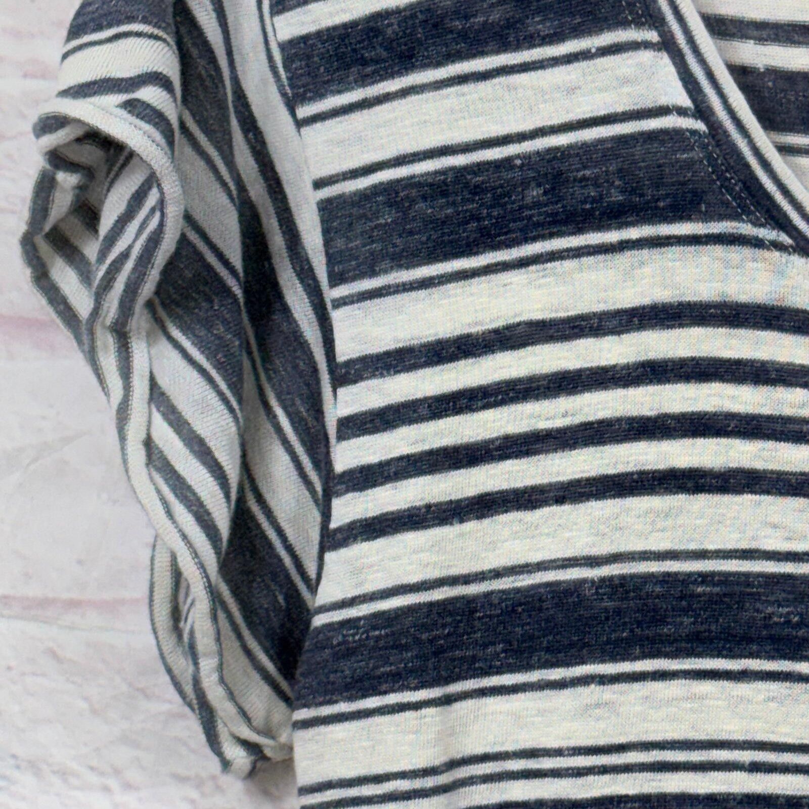 Other Velvet by Graham & Spencer Medium Striped Linen Dress Size M / US 6-8 / IT 42-44 - 5 Thumbnail
