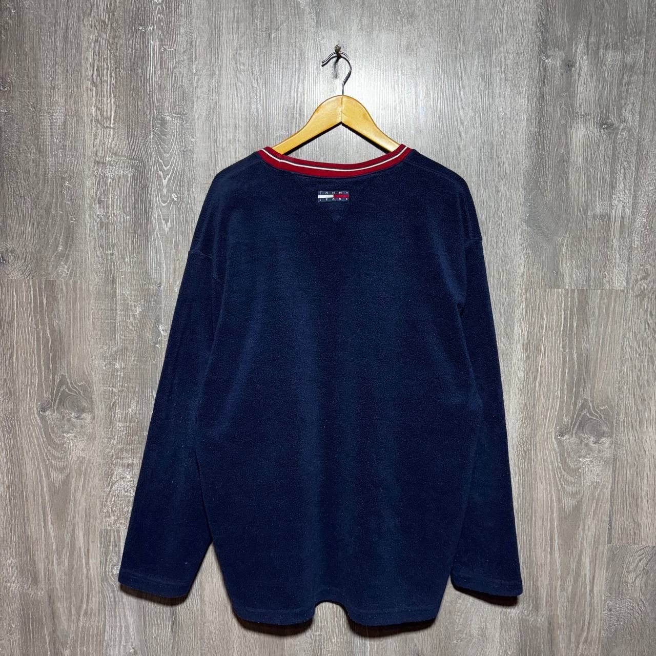 Tommy Jeans Vintage Tommy Jeans 90s Fleece Sweater Size US XL / EU 56 / 4 - 5 Thumbnail