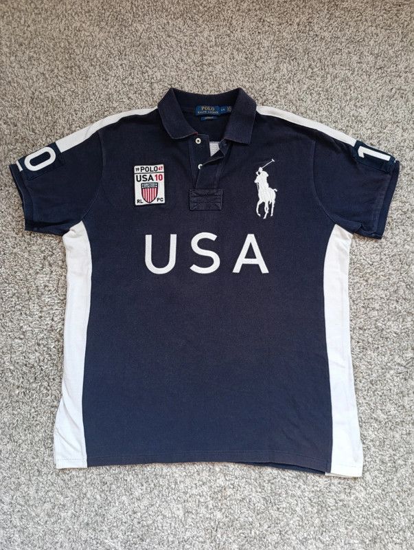 Polo Ralph Lauren × Vintage Polo Ralph Lauren USA 10 Polo Shirt