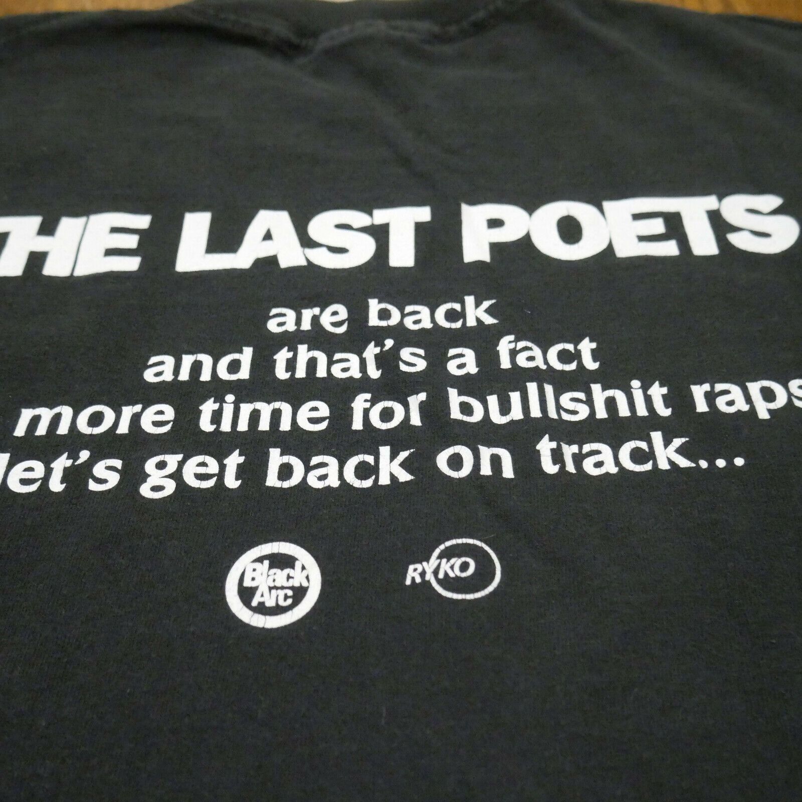 Fruit Of The Loom Vintage The Last Poets T Shirt Holy Terror Jazz Rap Soul Size US L / EU 52-54 / 3 - 8 Thumbnail