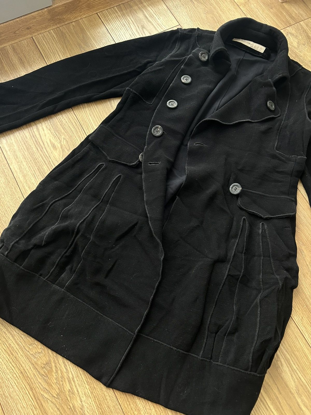 Marithe + Francois Girbaud MARITHE + FRANÇOIS GIRBAUD vintage wool coat Size M / US 6-8 / IT 42-44 - 4 Thumbnail