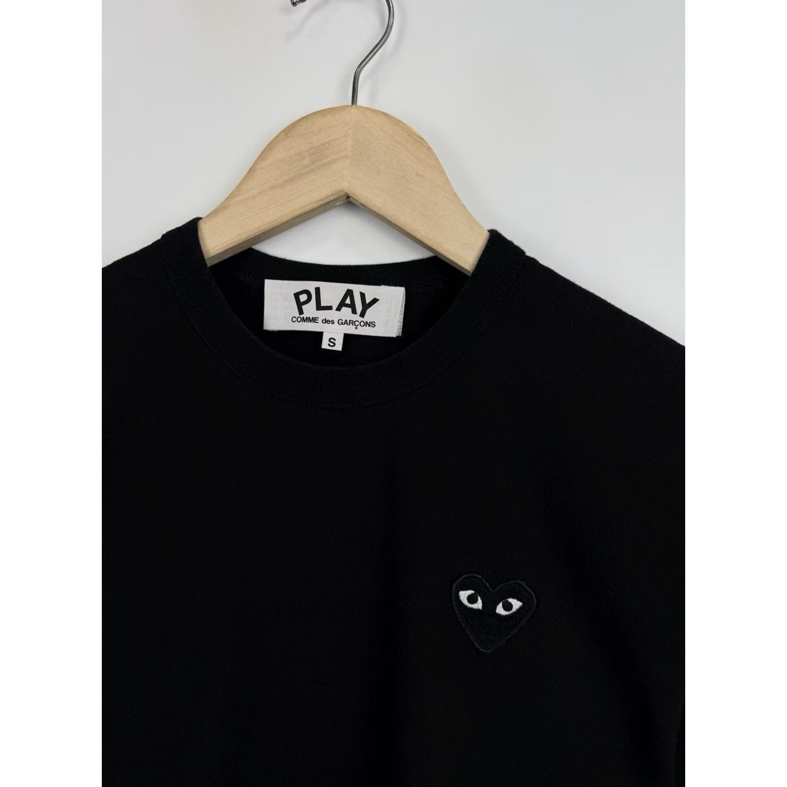 Comme des Garcons Girl VINTAGE Comme Des Garcons Heart T-Shirt Mens S Black Retro Y2K Rare Limited? Size US S / EU 44-46 / 1 - 4 Thumbnail