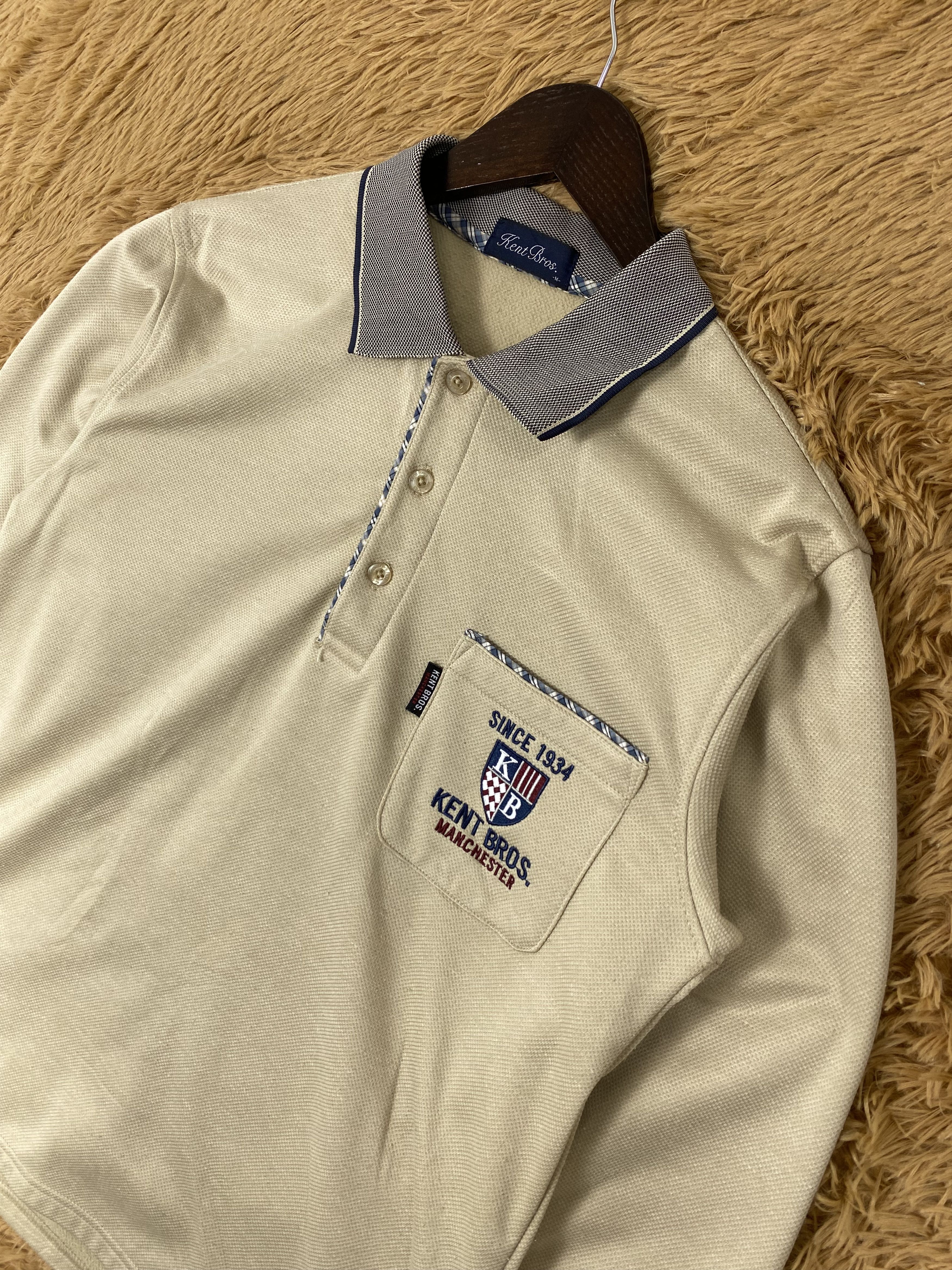 Japanese Brand × Vintage Vintage Kent Bros Manchester Half Button Sweatshirts PS0126 Size US M / EU 48-50 / 2 - 2 Thumbnail