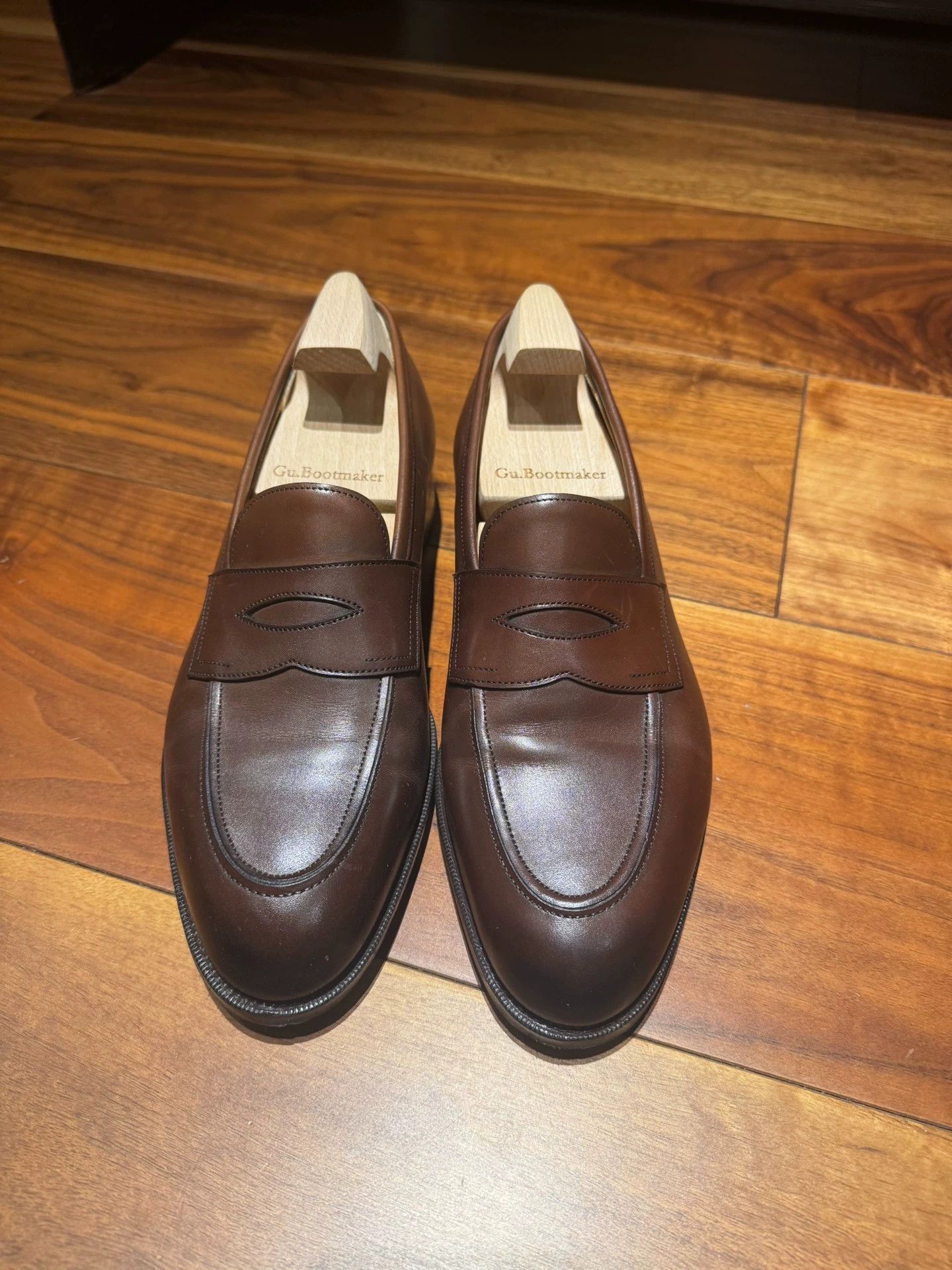 Edward Green 6.5E 184 last suede 98 new leather sole