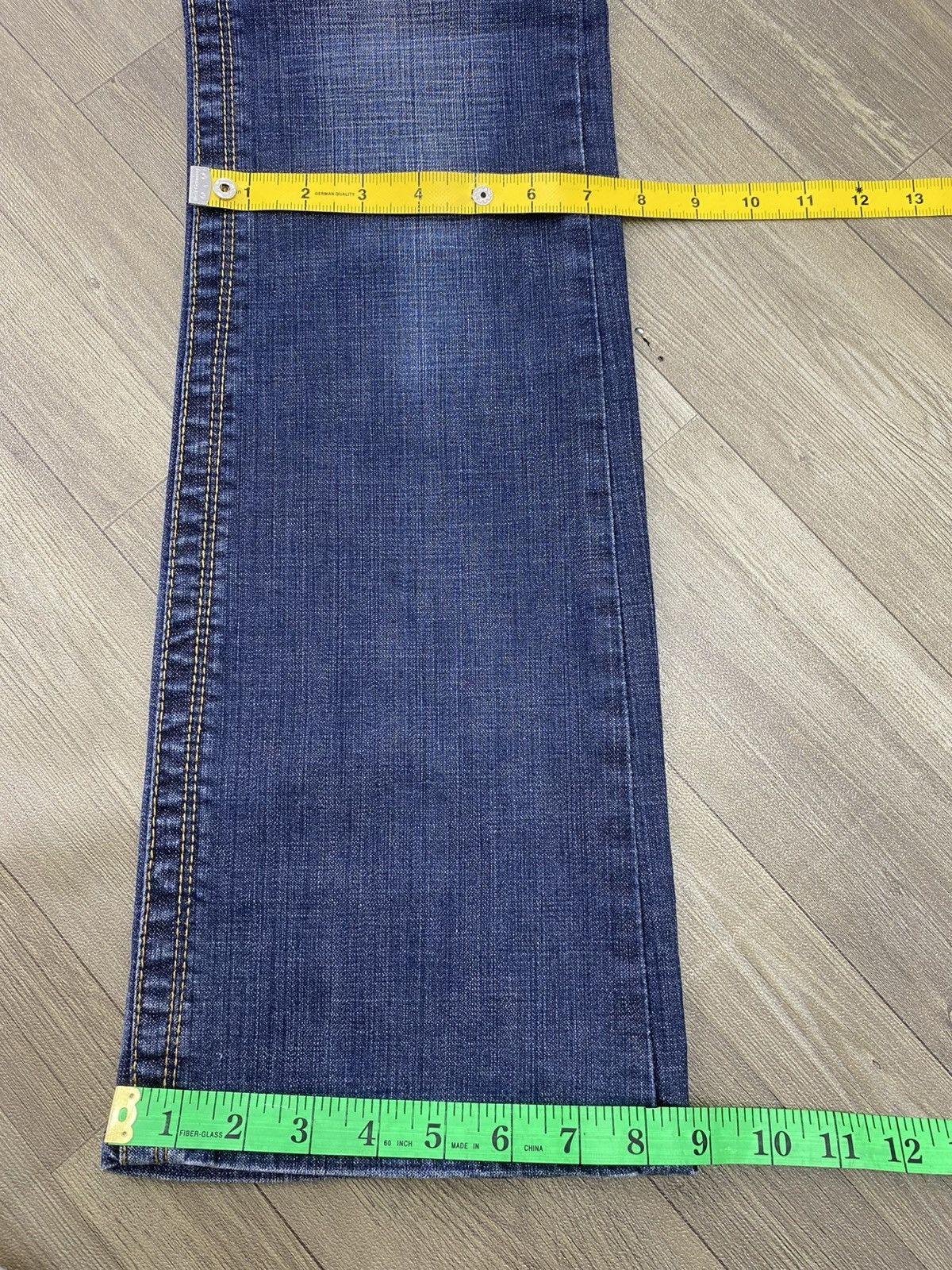 If Six Was Nine 2000s Bangbang Flared Jeans Faded Kmrii Lgb Punk Style Y2K Size US 28 / EU 44 - 20 Thumbnail