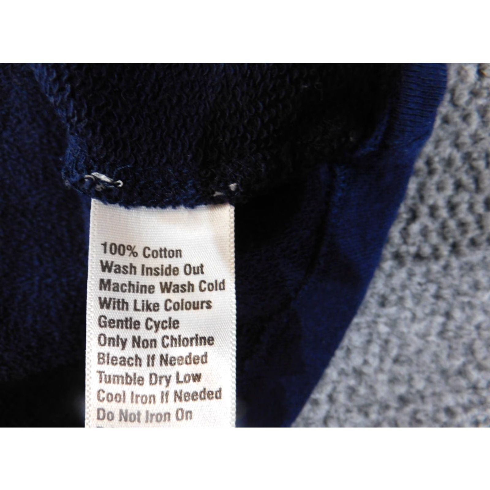 Vintage Crown & Ivy Sweater Small Blue Womens Pullover Crew Neck Dolman Sleeve Knit Cotton Logo Button Size S / US 4 / IT 40 - 7 Thumbnail