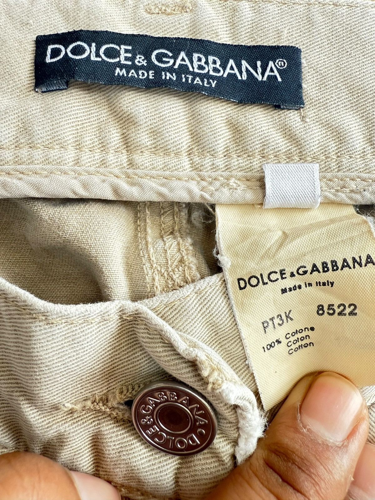 Dolce & Gabbana Dolce & Gabbana Warm Pants Denim Size US 33 - 7 Thumbnail
