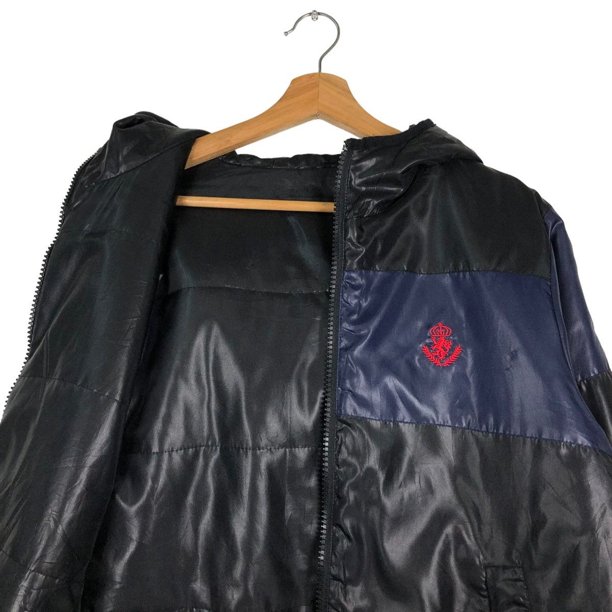 Japanese Brand VINTAGE PUFFER DOWN JACKET REVERSIBLE ENGLAND SPELL OUT Size US M / EU 48-50 / 2 - 13 Thumbnail