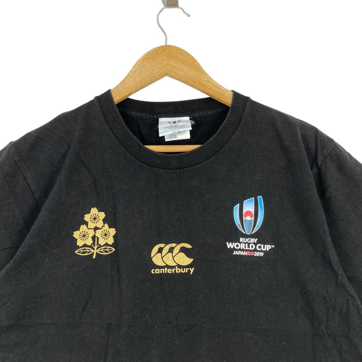 Vintage CANTERBURY 2019 RUGBY WORLD CUP Japan Team Tee Shirt Top Size US M / EU 48-50 / 2 - 2 Thumbnail