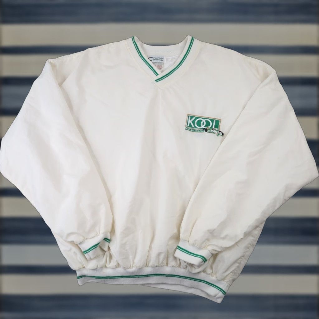 Vintage VINTAGE Kool Cigarettes Team Kool Green Racing Windbreaker Jacket XL White Mens Size US XL / EU 56 / 4 - 1 Thumbnail