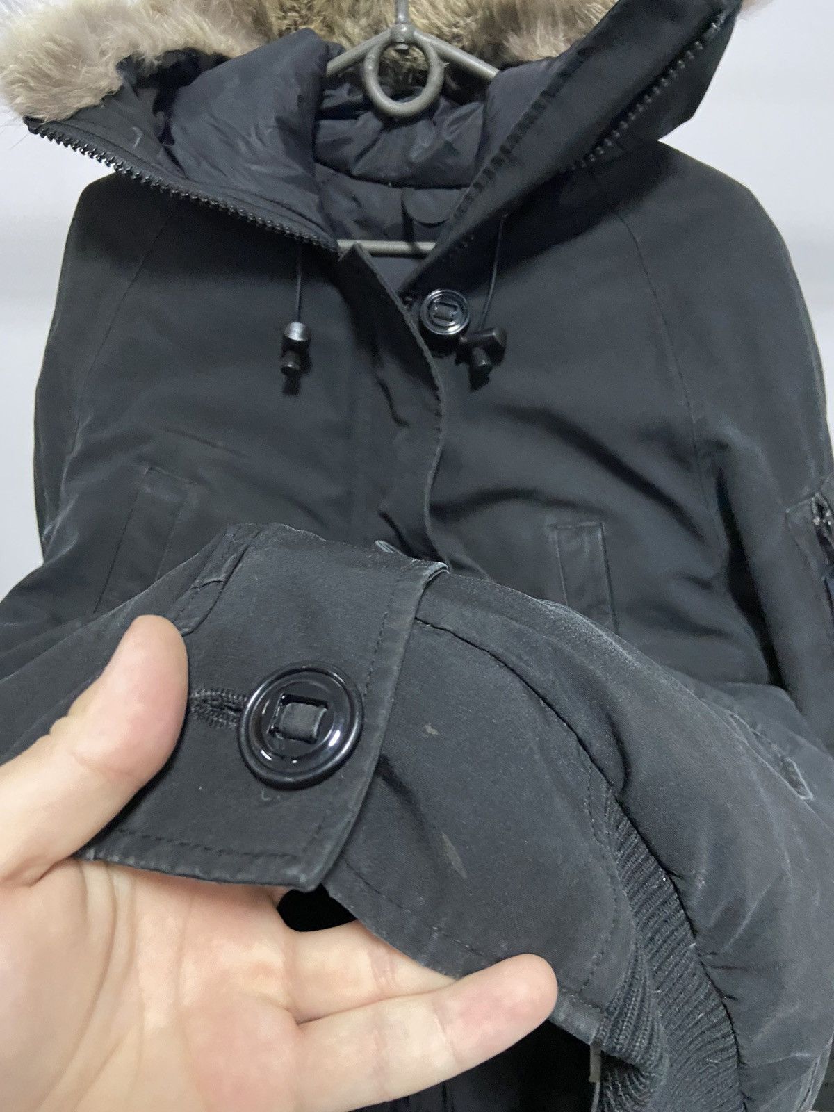 Canada Goose × Vintage Canada Goose chilliwack bomber Jacket Hood fur Size M / US 6-8 / IT 42-44 - 13 Thumbnail
