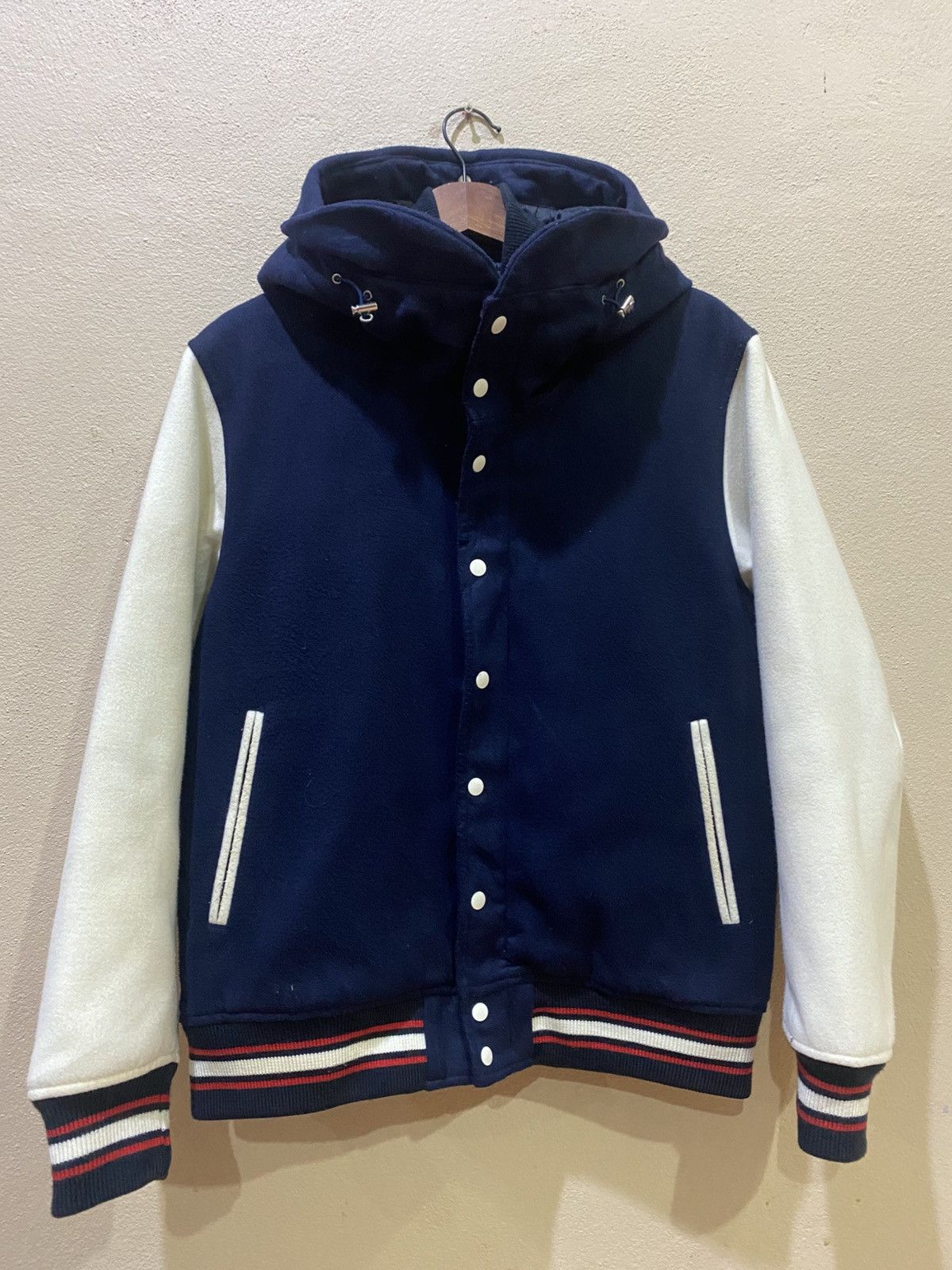 Beams Japan Beams Varsity Hoodie Jacket Size US M / EU 48-50 / 2 - 1 Thumbnail