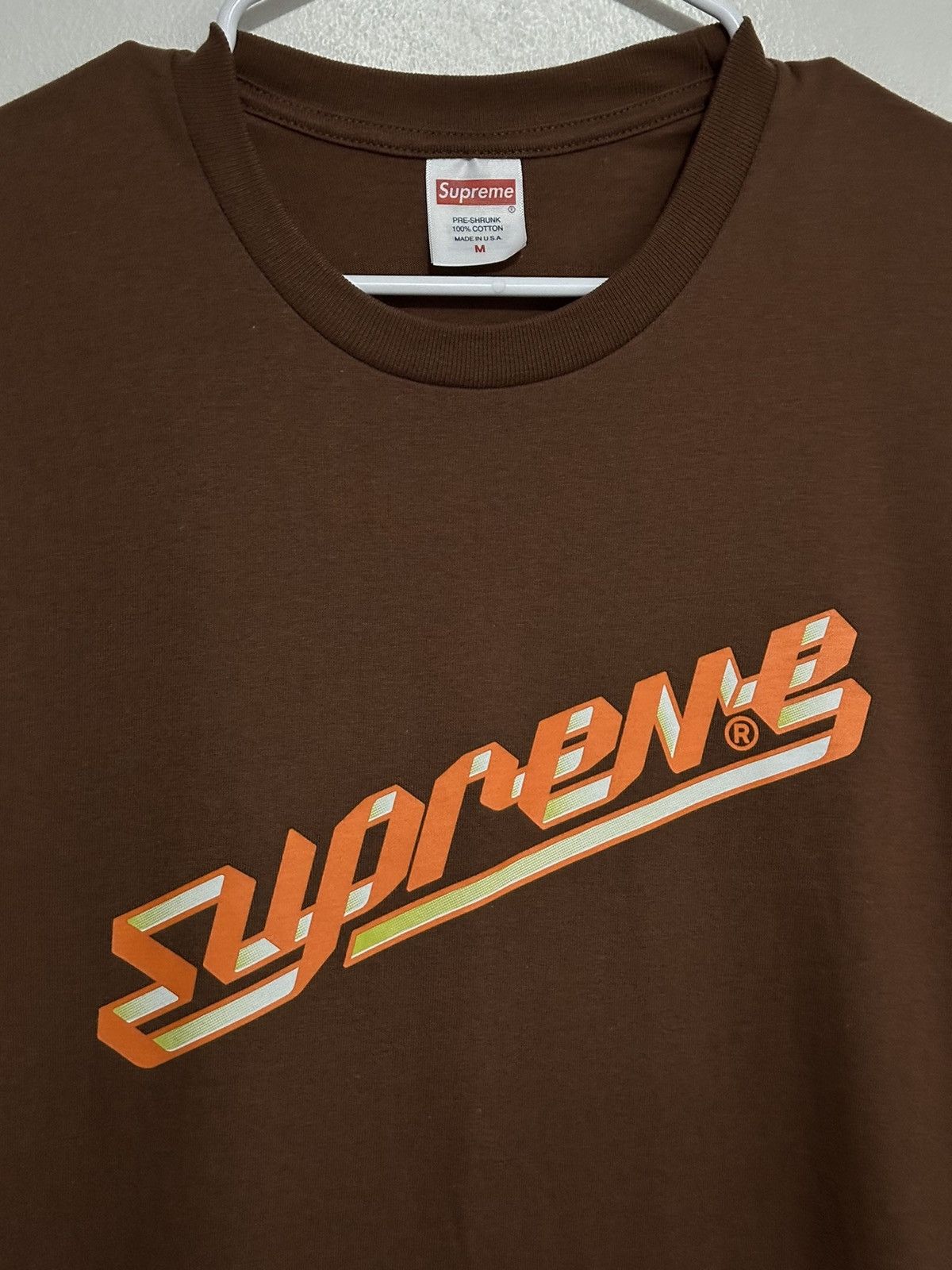 Supreme Supreme Banner Tee Size US M / EU 48-50 / 2 - 2 Thumbnail