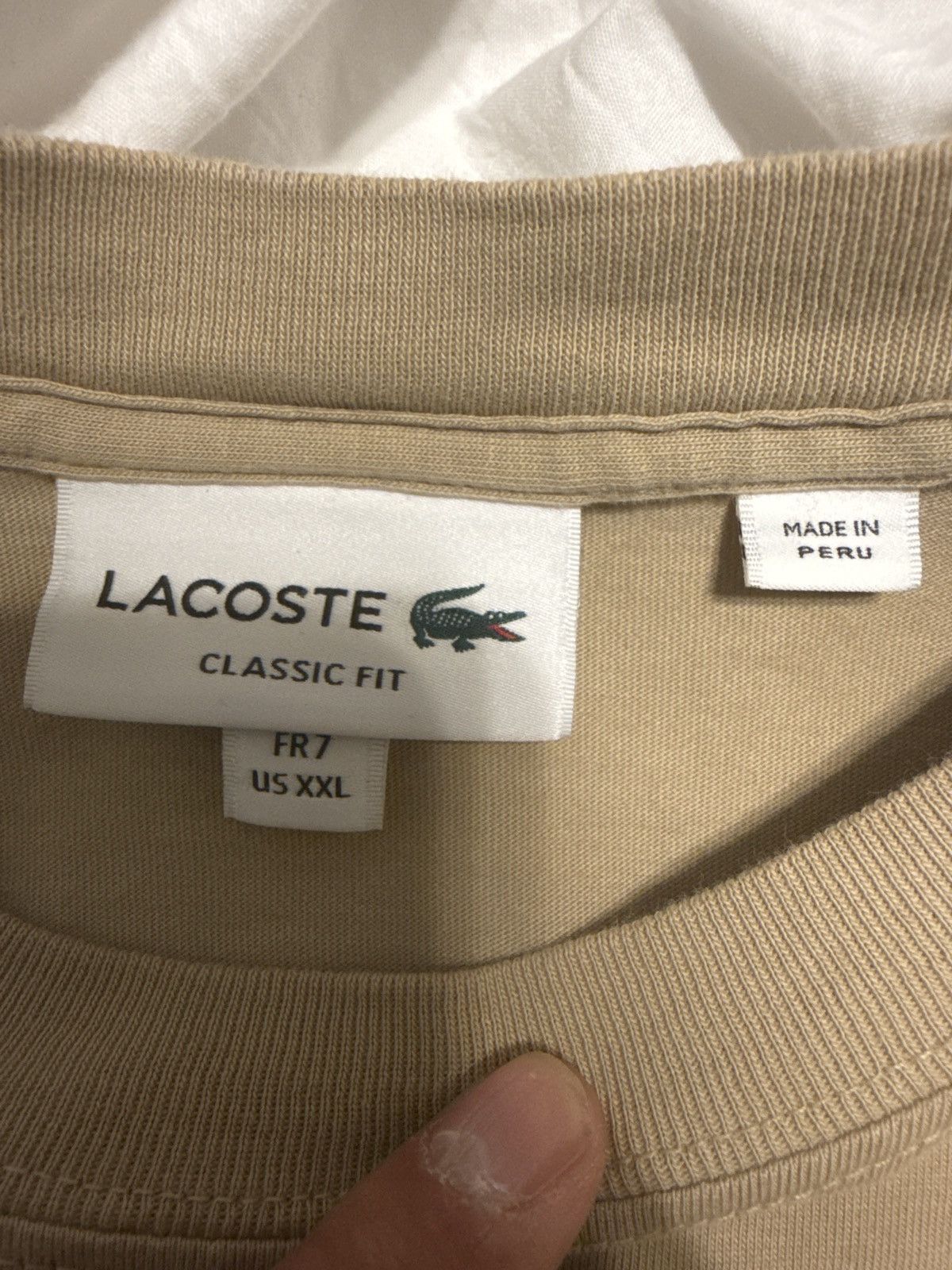 Lacoste Lacoste T-shirt Size US XXL / EU 58 / 5 - 3 Thumbnail