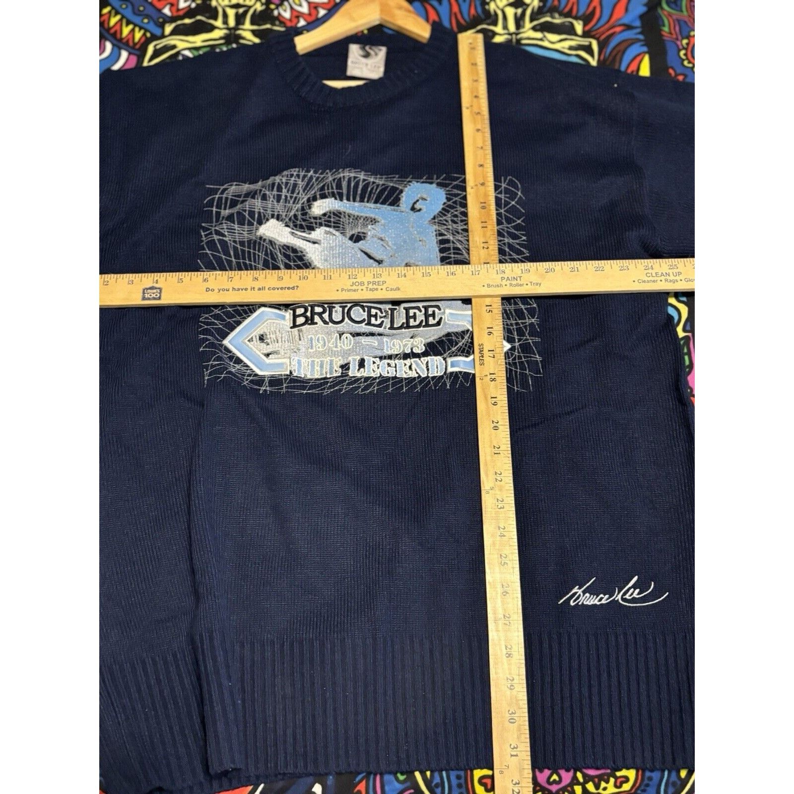 Other vintage sweater bruce lee crewneck NWT navy blue 1973 Sz XL Size US XL / EU 56 / 4 - 7 Thumbnail