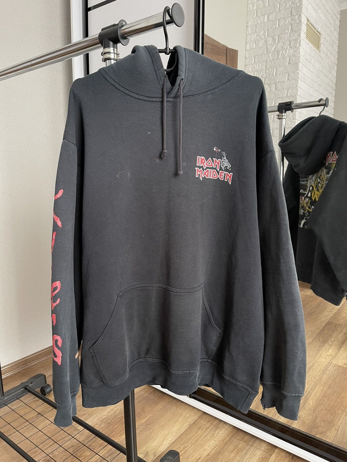 Iron Maiden Iron Maiden Killers Vintage Hoodie 90s Size US XL / EU 56 / 4 - 6 Thumbnail