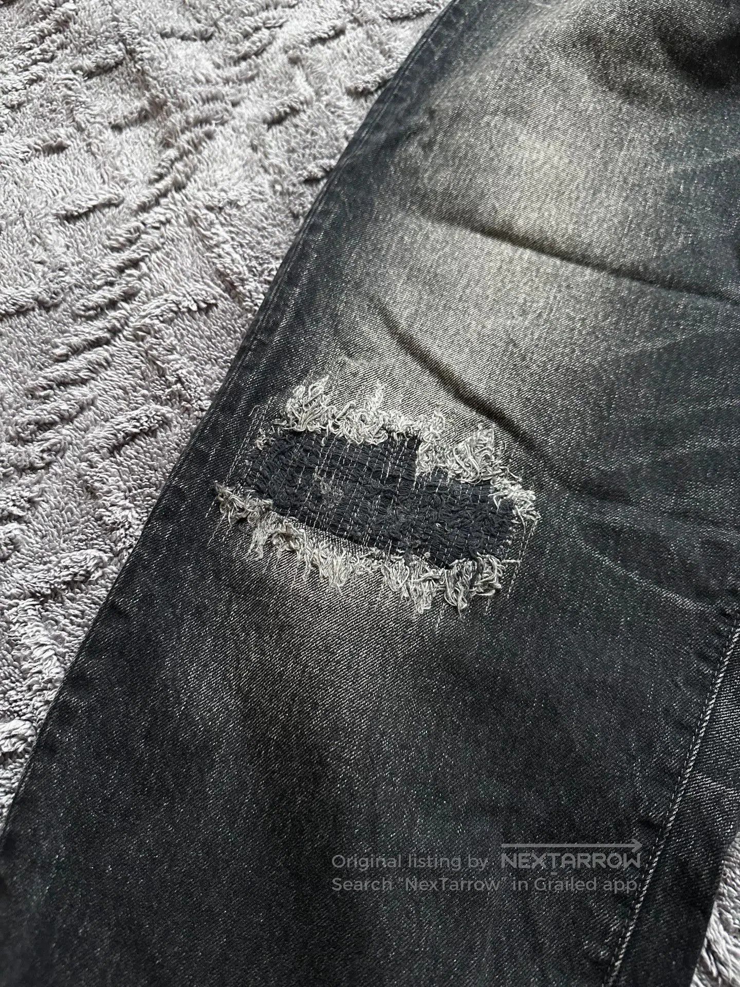 Maison MIHARA YASUHIRO Maison Mihara Yasuhiro MMY Splatter Distressed Cargo Jeans. Size US 30 / EU 46 - 8 Thumbnail