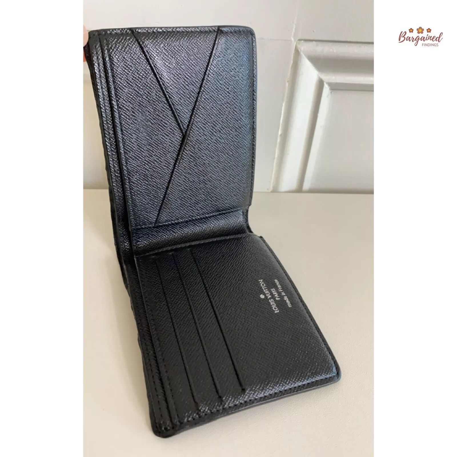 Louis Vuitton Louis Vuitton Gray Damier Graphite Leather Multiple Wallet Size ONE SIZE - 8 Thumbnail
