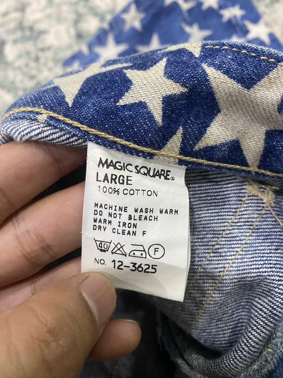 Hysteric Glamour Magic Square Star Printed Hysteric Style Flare Denim Size US 28 / EU 44 - 17 Thumbnail