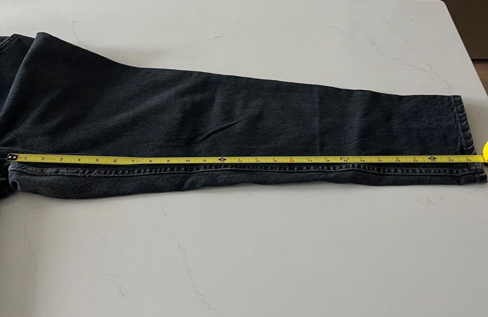 Levi's Vintage Clothing Vintage Levi's Jeans 12 S Black Tapered 551 Made in USA 90s Size 34" / US 12 / IT 48 - 7 Thumbnail