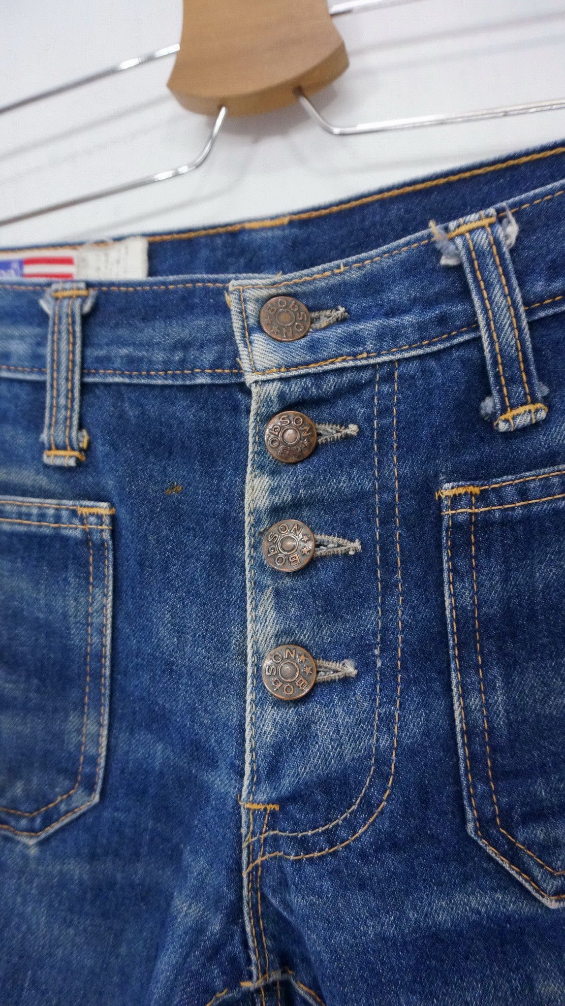 Hysteric Glamour BOBSON Vintage Flare Bush Buttonfly Jeans Size US 28 / EU 44 - 5 Thumbnail