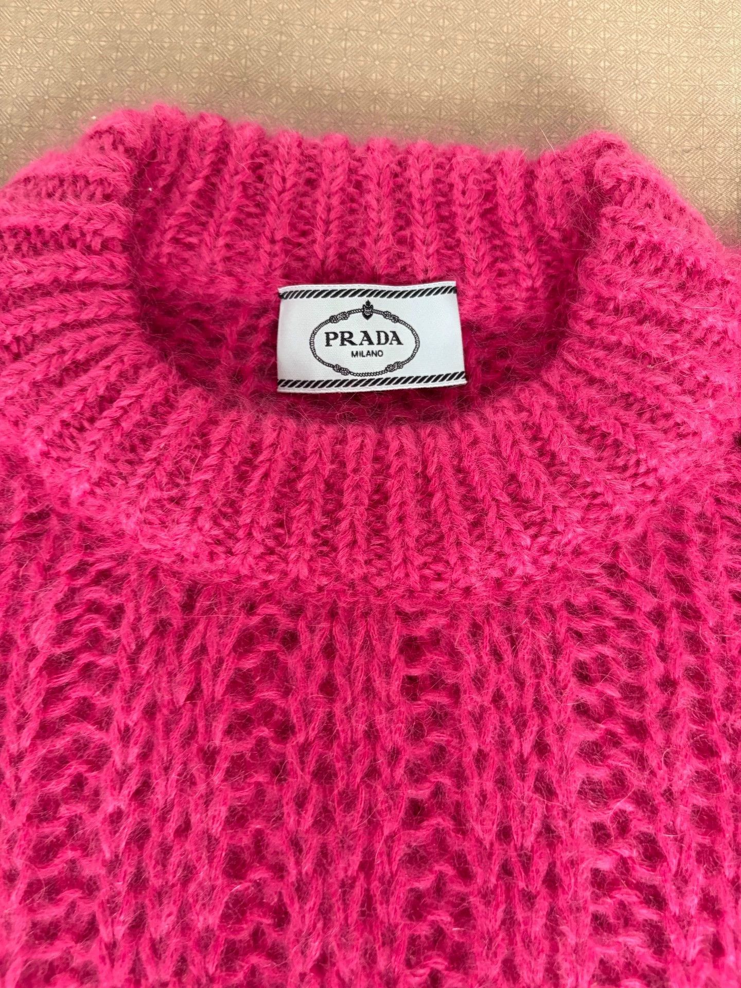 Prada Prada Runway Pink Knit Sweater Frankenstein Season Size XS / US 0-2 / IT 36-38 - 4 Thumbnail