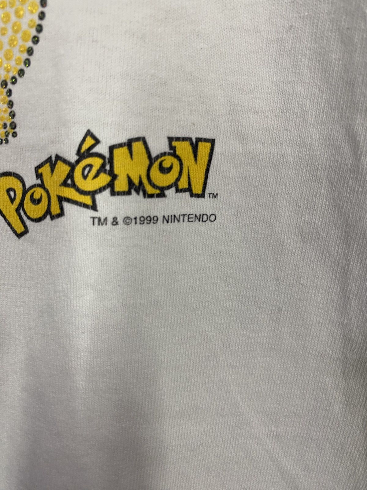 Nintendo Vintage 1999s nintendo pokemen pikachu rhinestone style Size US L / EU 52-54 / 3 - 4 Thumbnail