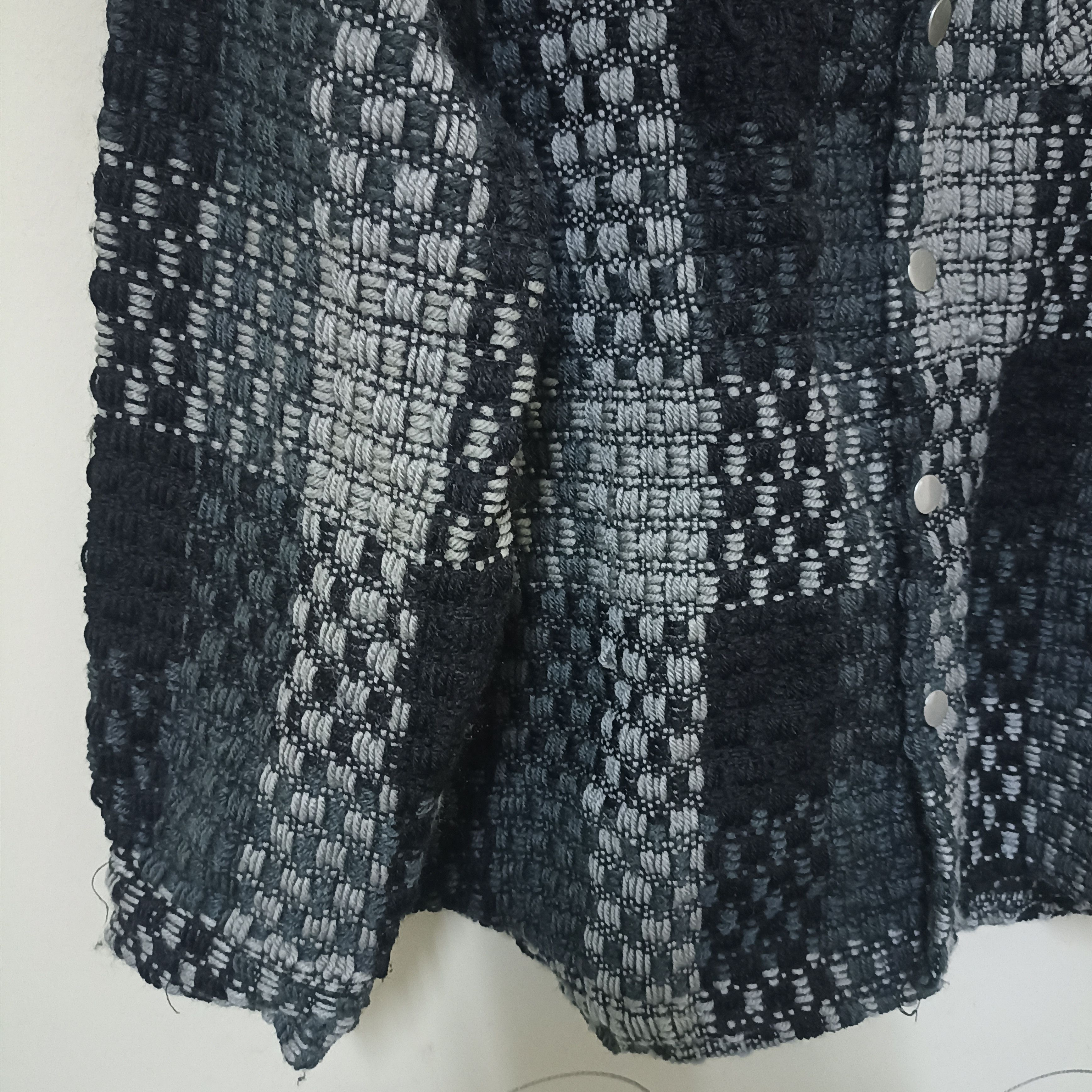 Other Essentials Rank One Checked Cardigan Jacket Knit Size US XXL / EU 58 / 5 - 7 Thumbnail