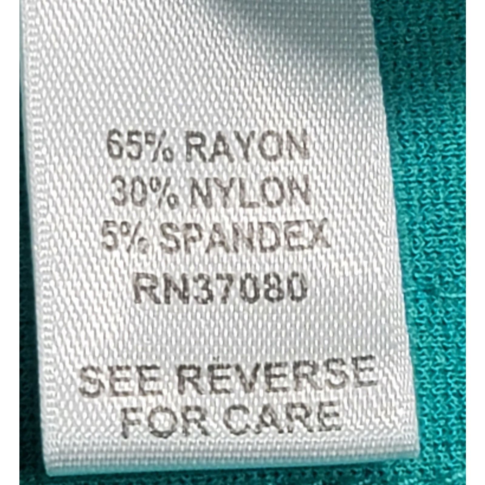 Other Cato Teal Flat Front Tapered Leg Pants 14 Lightweight Soft Size 36" / US 14 / IT 50 - 4 Thumbnail