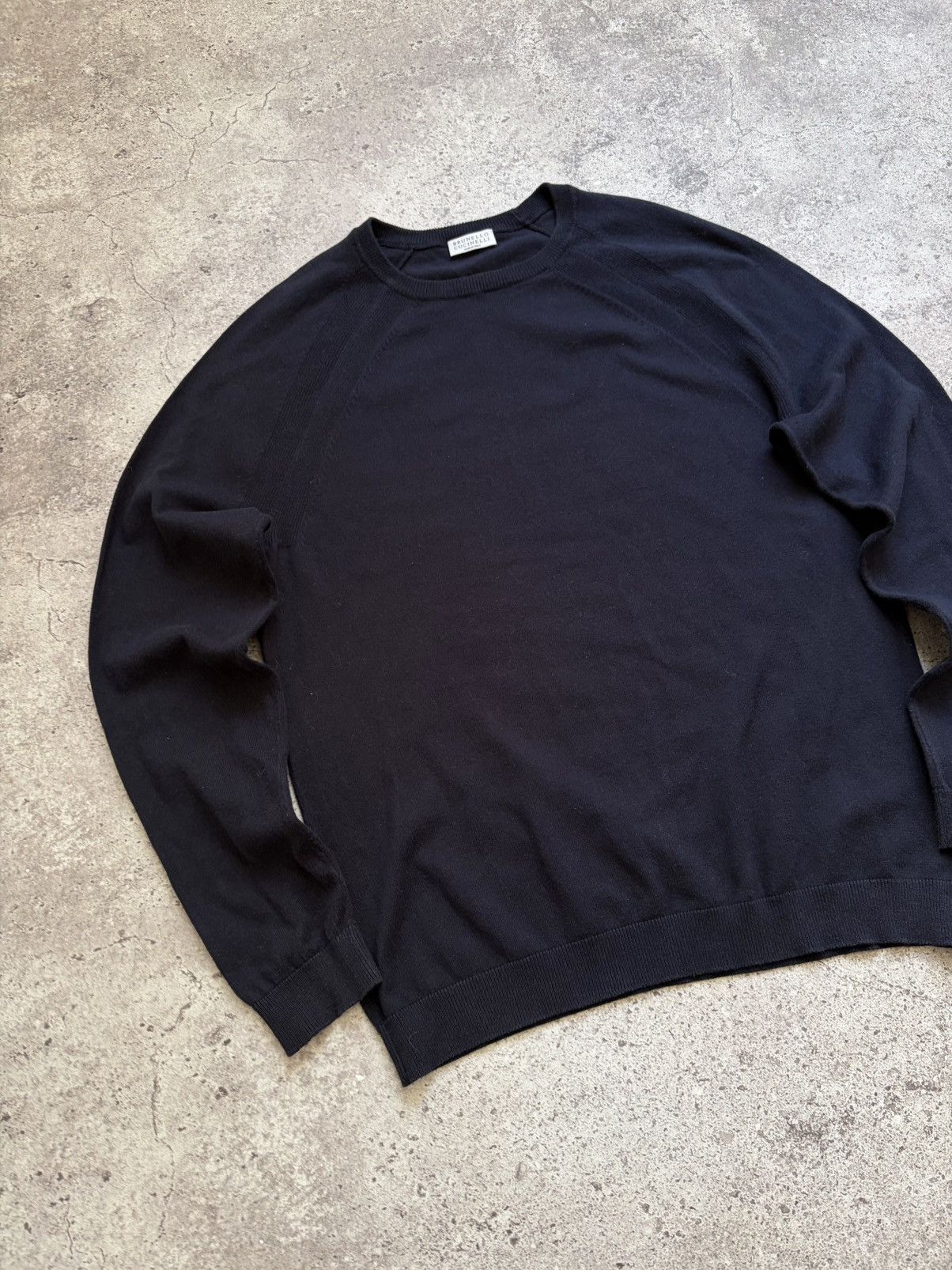 Brunello Cucinelli Brunello Cucinelli Dark Blue Sweater Size US M / EU 48-50 / 2 - 3 Thumbnail