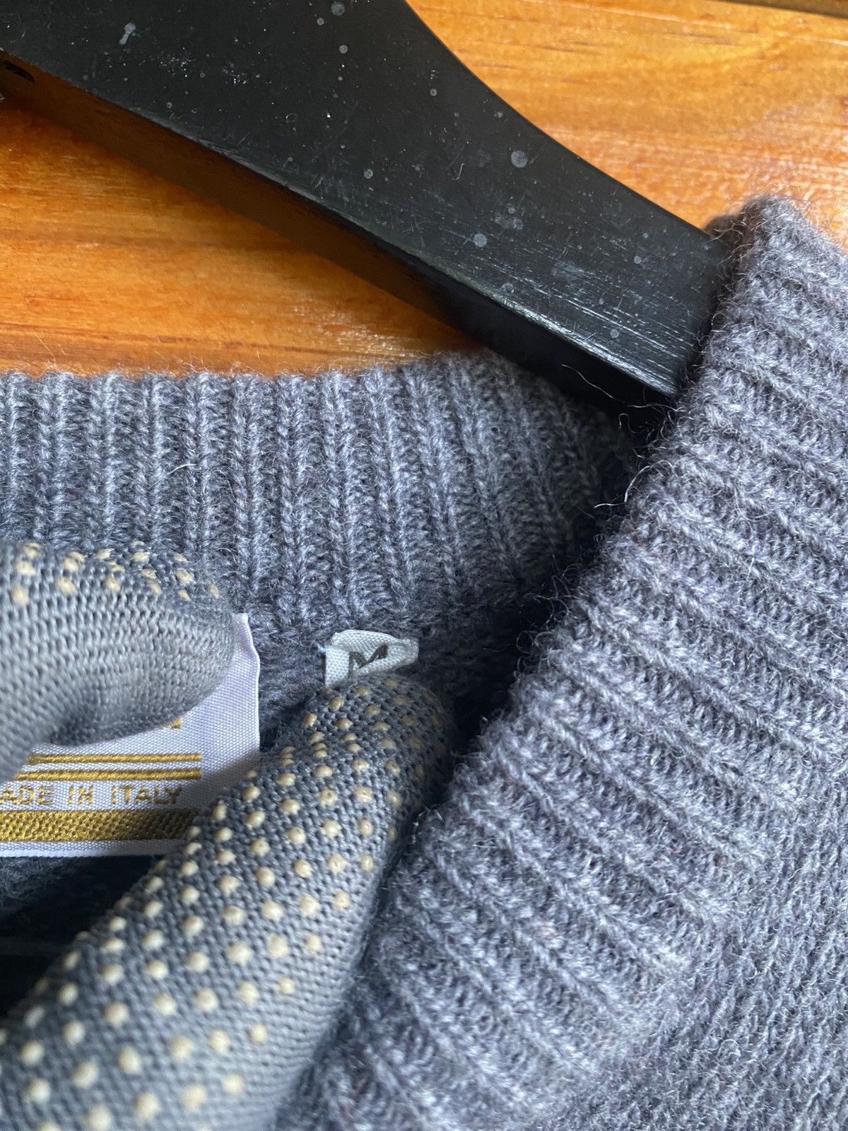 Krizia Uomo Vintage Poi… by Krizia Italy Wool & Angora Knit Sweater Size US M / EU 48-50 / 2 - 7 Thumbnail