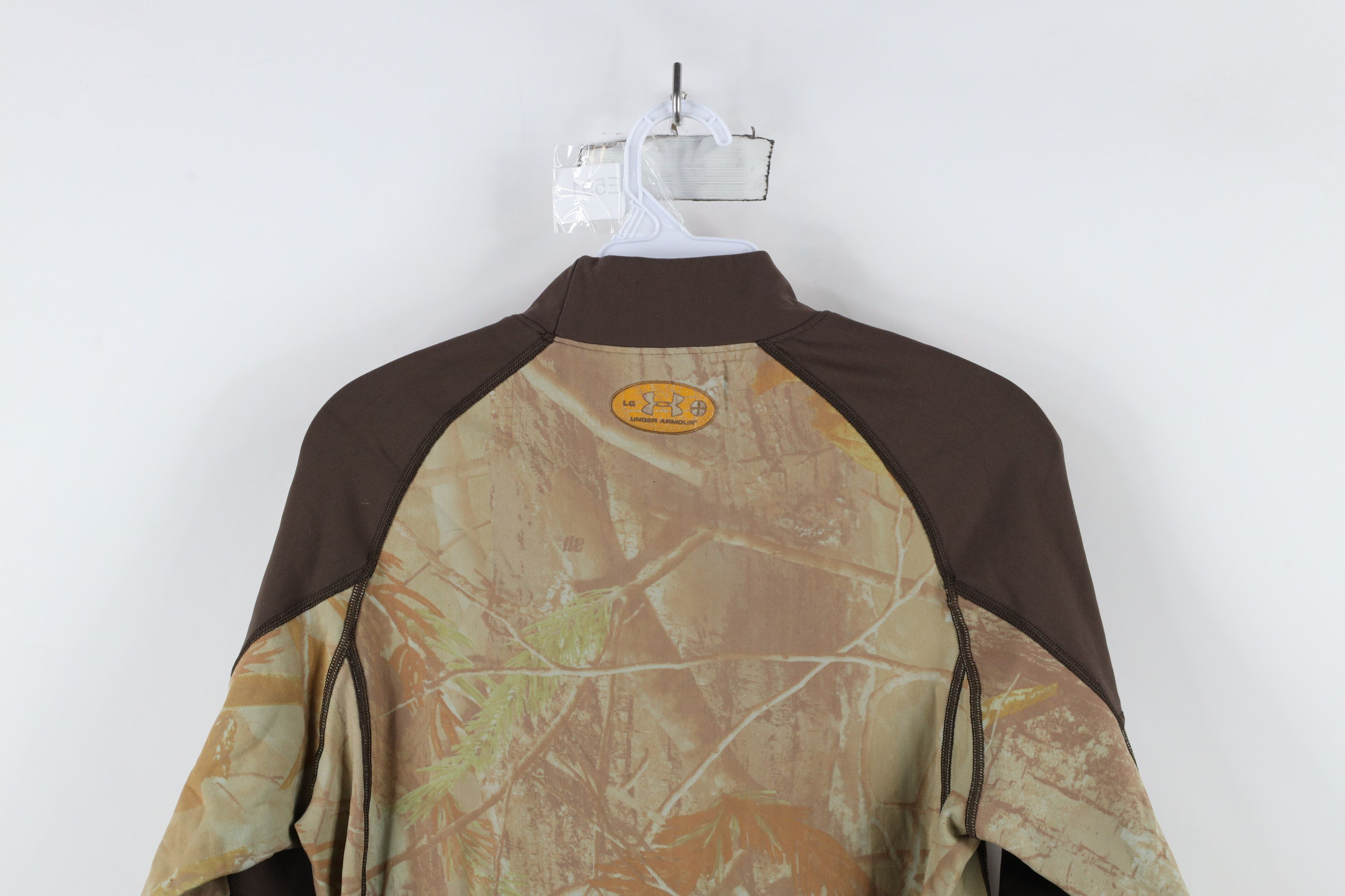 Under Armour × Vintage Vintage Under Armour Tactical Camouflage Mock Neck Shirt Size US L / EU 52-54 / 3 - 10 Thumbnail