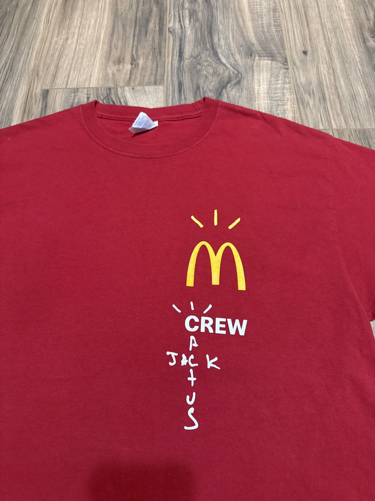 Travis Scott Travis Scott x McDonald’s Cactus Jack Crew Tee Size US L / EU 52-54 / 3 - 2 Thumbnail