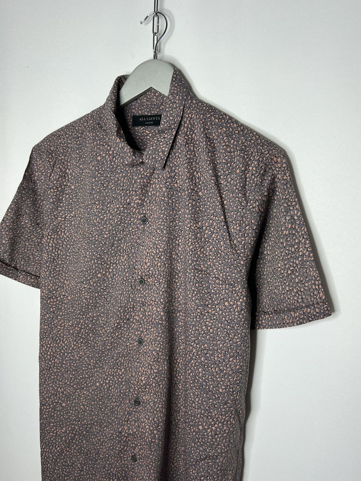 Allsaints AllSaints Luxury Overprinted Shirt Short Sleeve Size US M / EU 48-50 / 2 - 4 Thumbnail