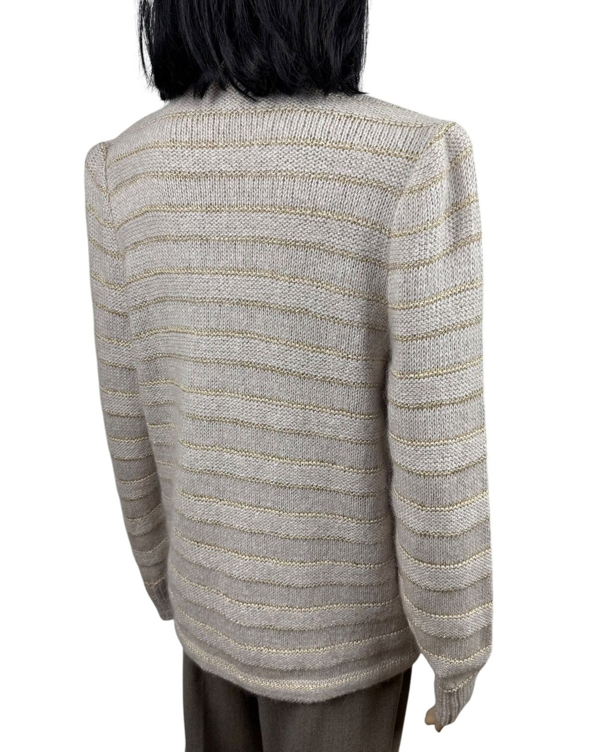 Escada × Vintage Escada Vintage Cardigan Knit Mohair West Germany DE40 IT46 Size L / US 10 / IT 46 - 7 Thumbnail
