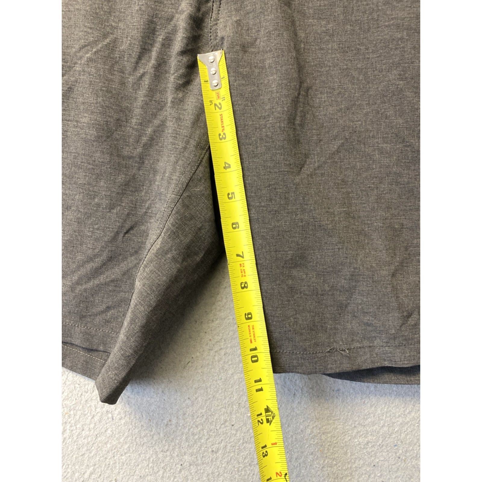 Volcom VINTAGE Volcom Mens Casual Shorts Size 32 Gray Chino Modern Fit Men's Summer Clothing Size US 32 / EU 48 - 4 Thumbnail