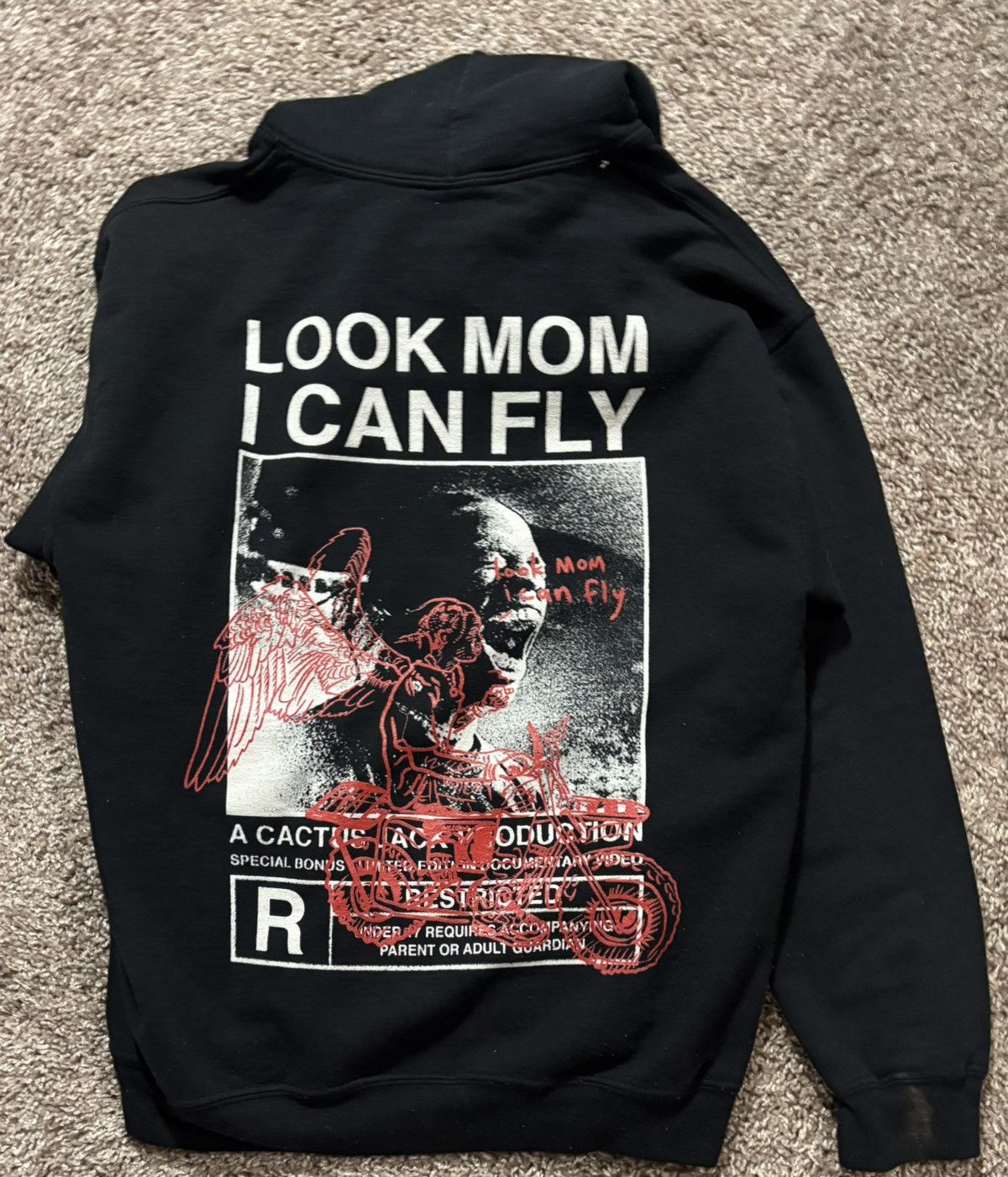 Travis Scott Cactus Jack Look Mom I Can Fly Hoodie Size US M / EU 48-50 / 2 - 2 Thumbnail