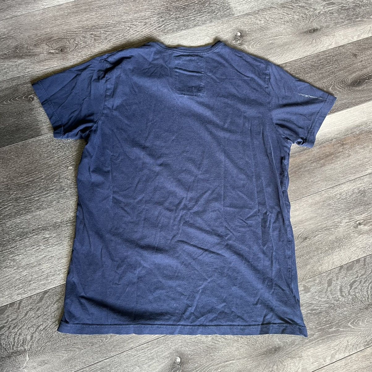 Mango Vintage 2000s HE by Mango Big Spellout Logo Designer T Shirt Size US M / EU 48-50 / 2 - 3 Thumbnail