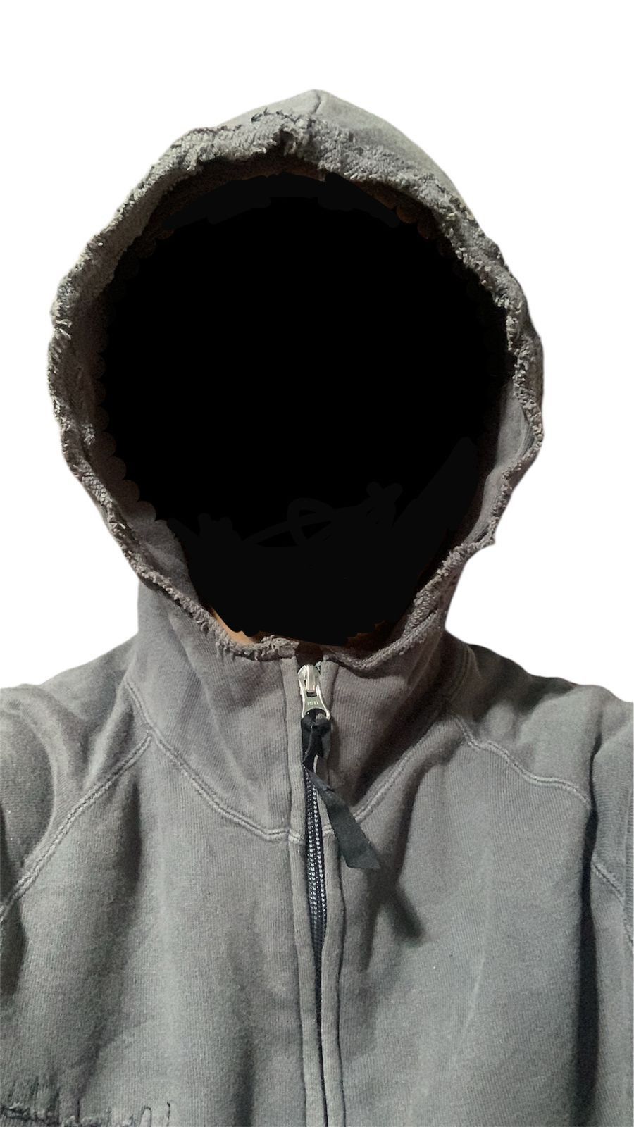 Japanese Brand × PPFM •SOLD• Japanese Zipper hoodie PPFM Distressed styel Size US XL / EU 56 / 4 - 15 Thumbnail