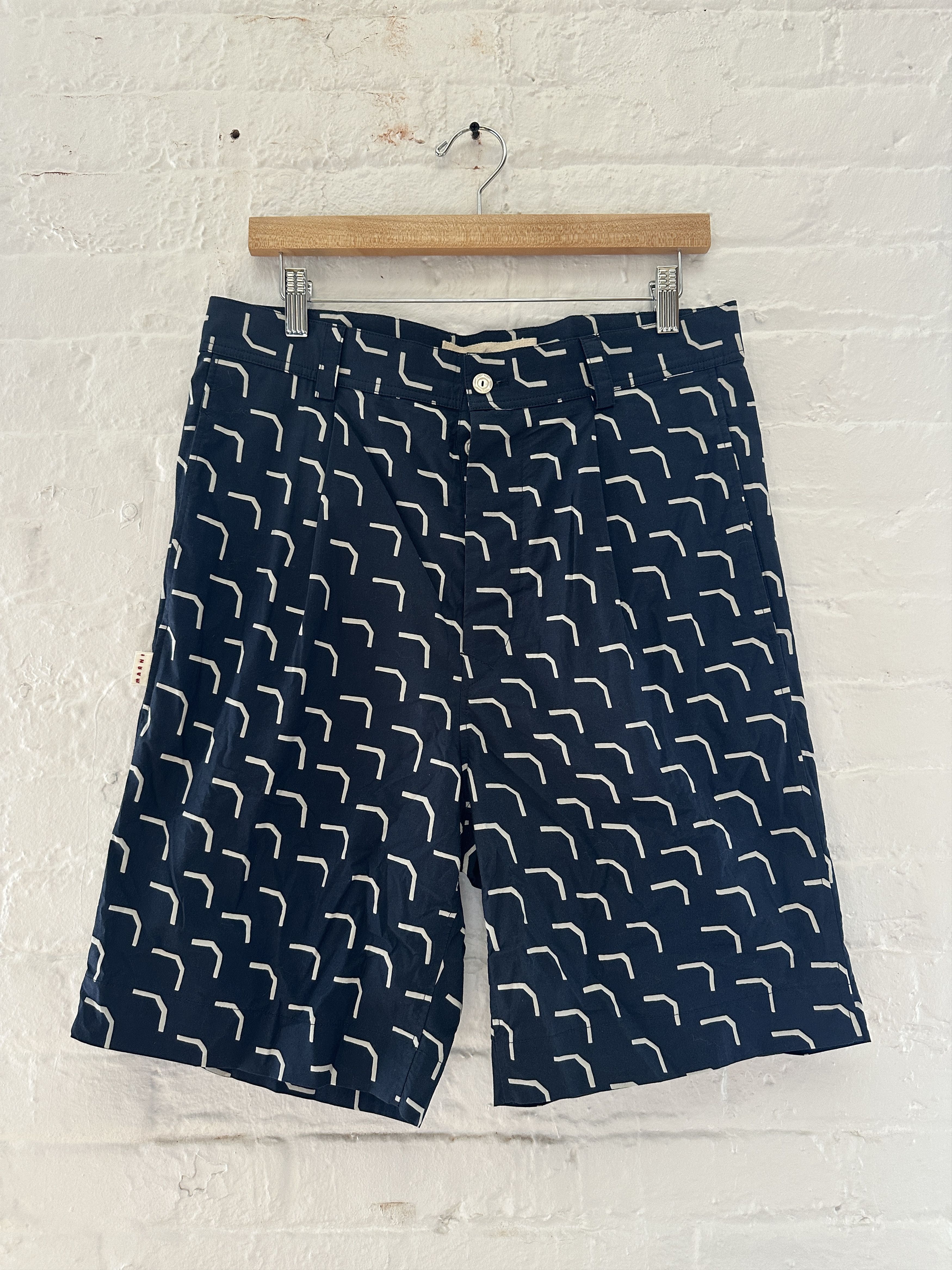 Marni Marni Abstract Pattern Shorts Size US 32 / EU 48 - 1 Thumbnail