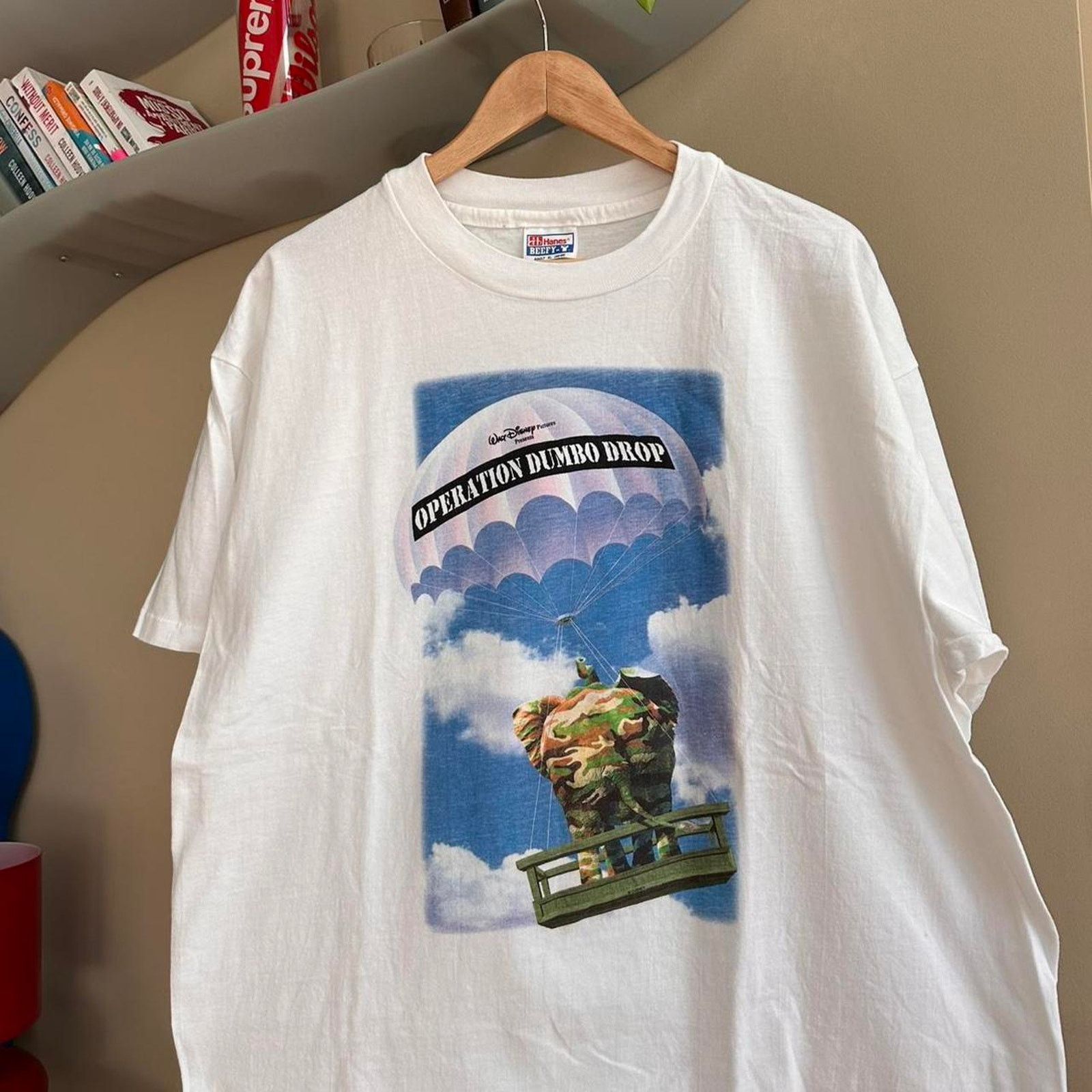 Disney × Hanes × Vintage Vintage Operation Dumbo Drop Movie Shirt Size US XL / EU 56 / 4 - 2 Thumbnail