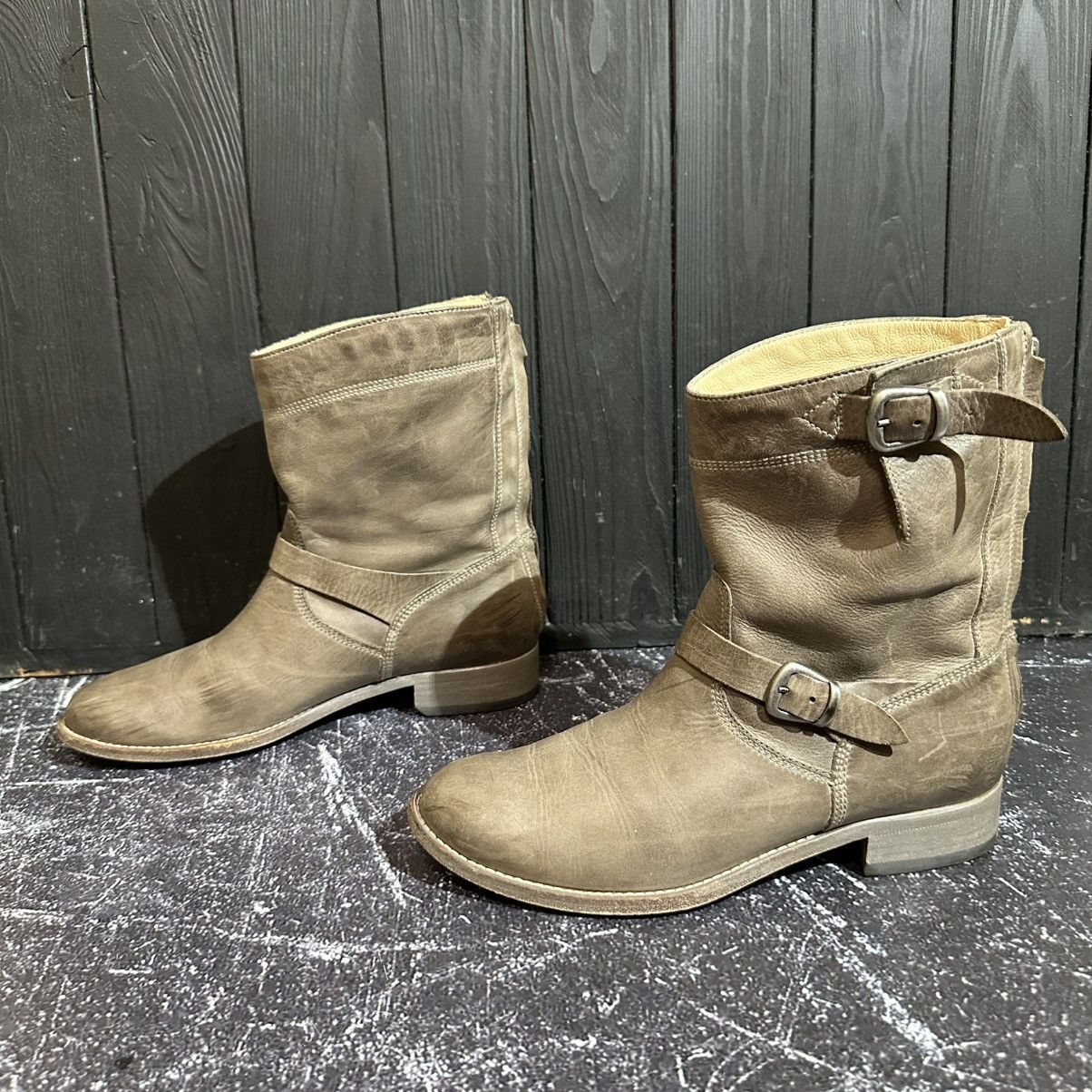 Belstaff BELSTAFF - Women’s Leather Boots Size 37 Rick Owens Style Size US 7 / IT 37 - 4 Thumbnail