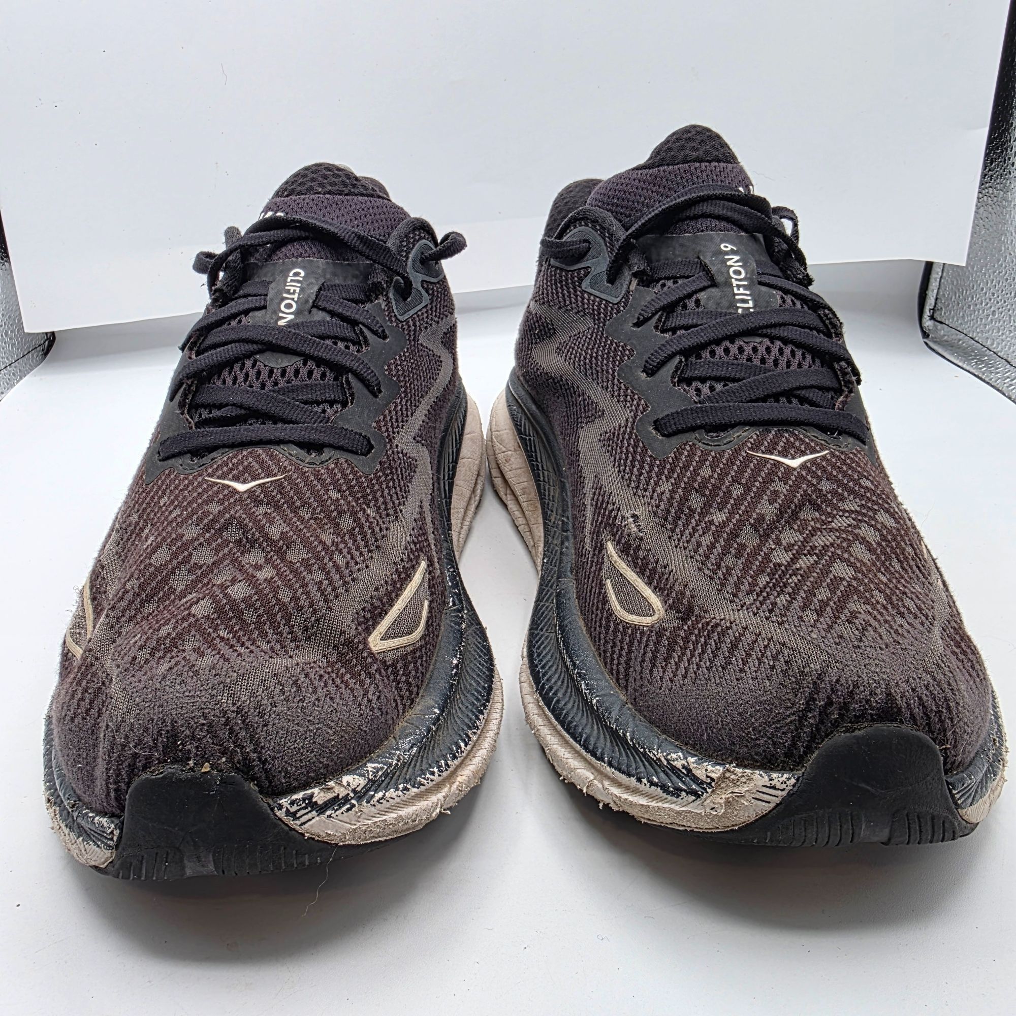 Hoka Hoka Clifton 9 Women Size 9 Wide Black Running Shoes Cushion Size US 9 / IT 39 - 14 Thumbnail