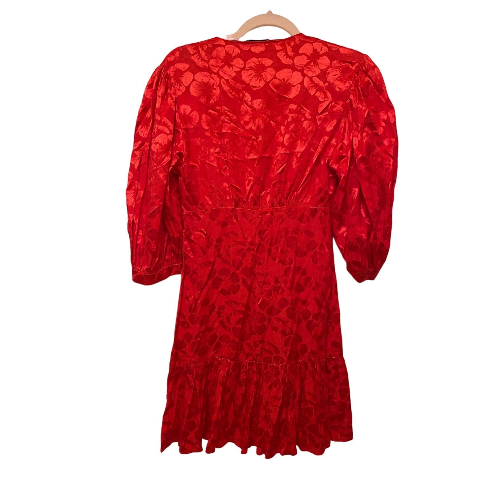 Sandro Sandro Paris Azelie Silk-Blend Mini Dress, NWT, Size 36 Size S / US 4 / IT 40 - 5 Thumbnail