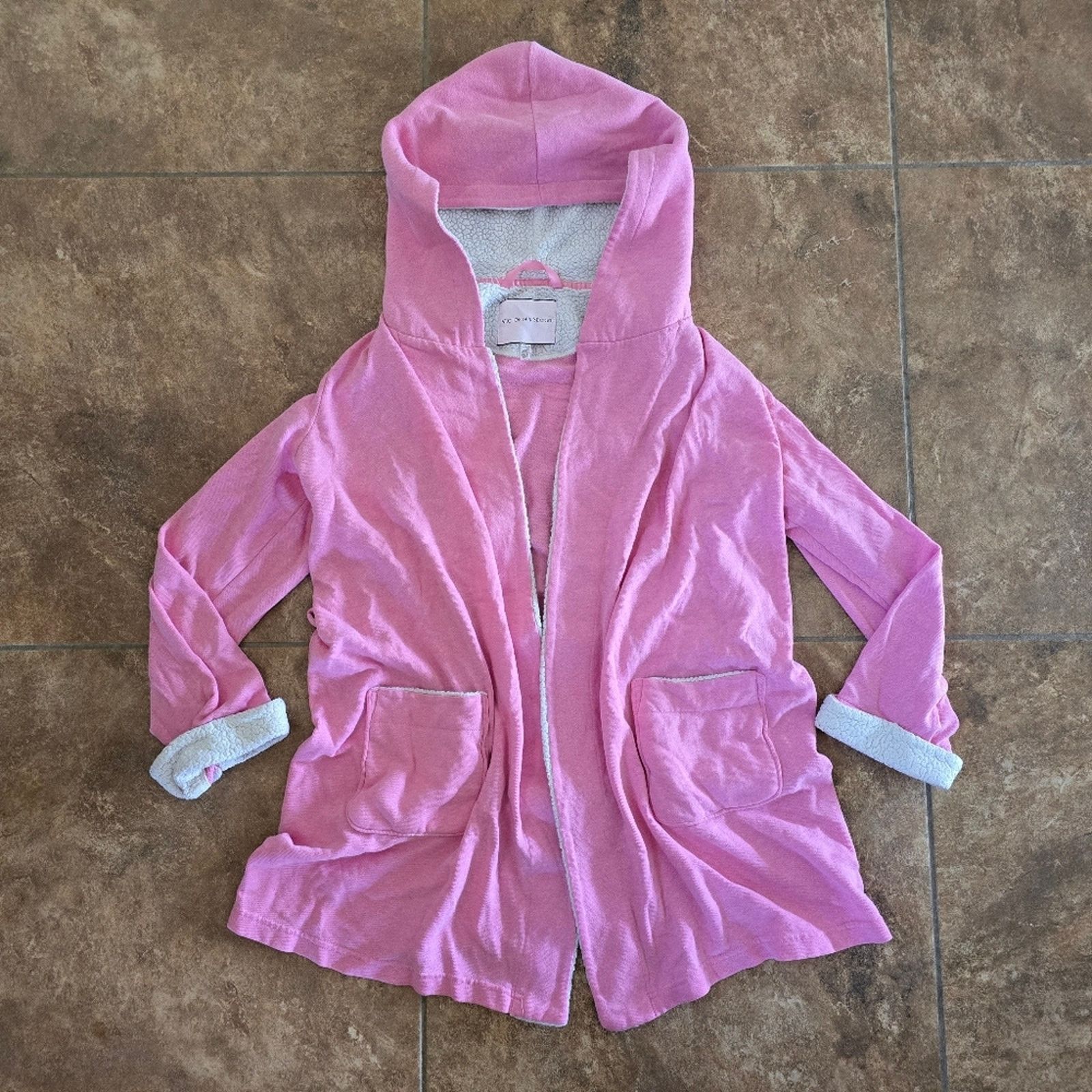 Victoria's Secret Pink White | VICTORIA SECRET | Long Sleeve Robe Size ONE SIZE - 1 Thumbnail