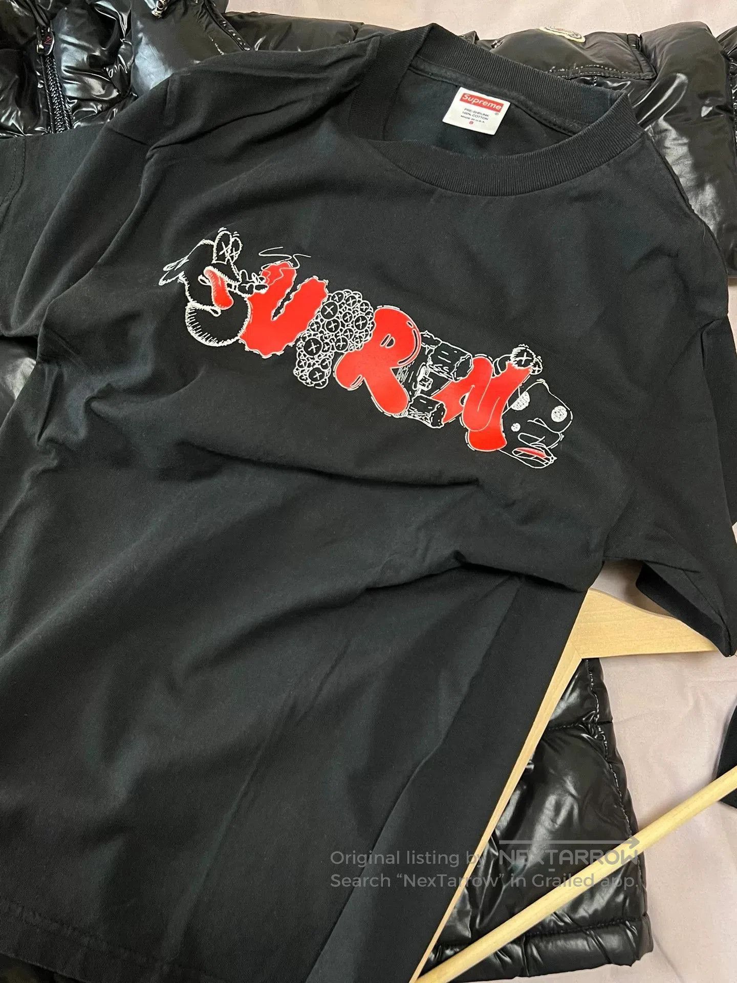 Supreme OriginalFake x Supreme T-Shirt in Black. Size US S / EU 44-46 / 1 - 3 Thumbnail